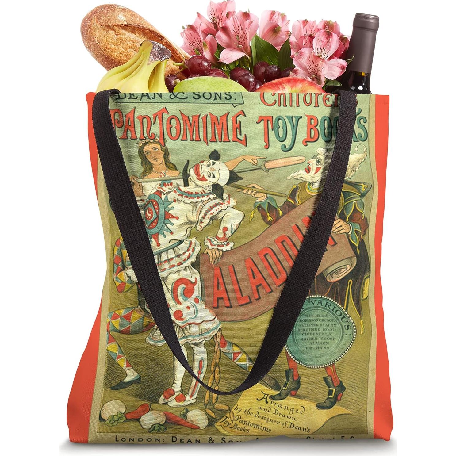 Bolsa de Tela Pantomima Aladino 40.6x40.6 cm Retro