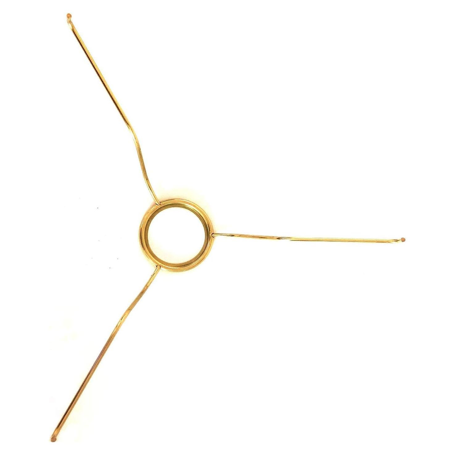 Trípode de bronce Aladino para pantallas de 35.56 cm