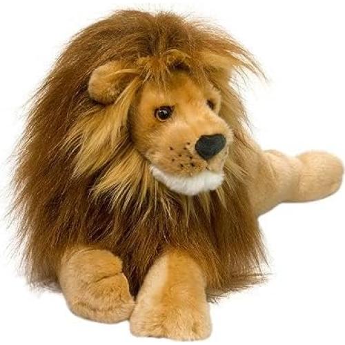 Zeus León de Peluche Douglas 56 cm Realista y Suave