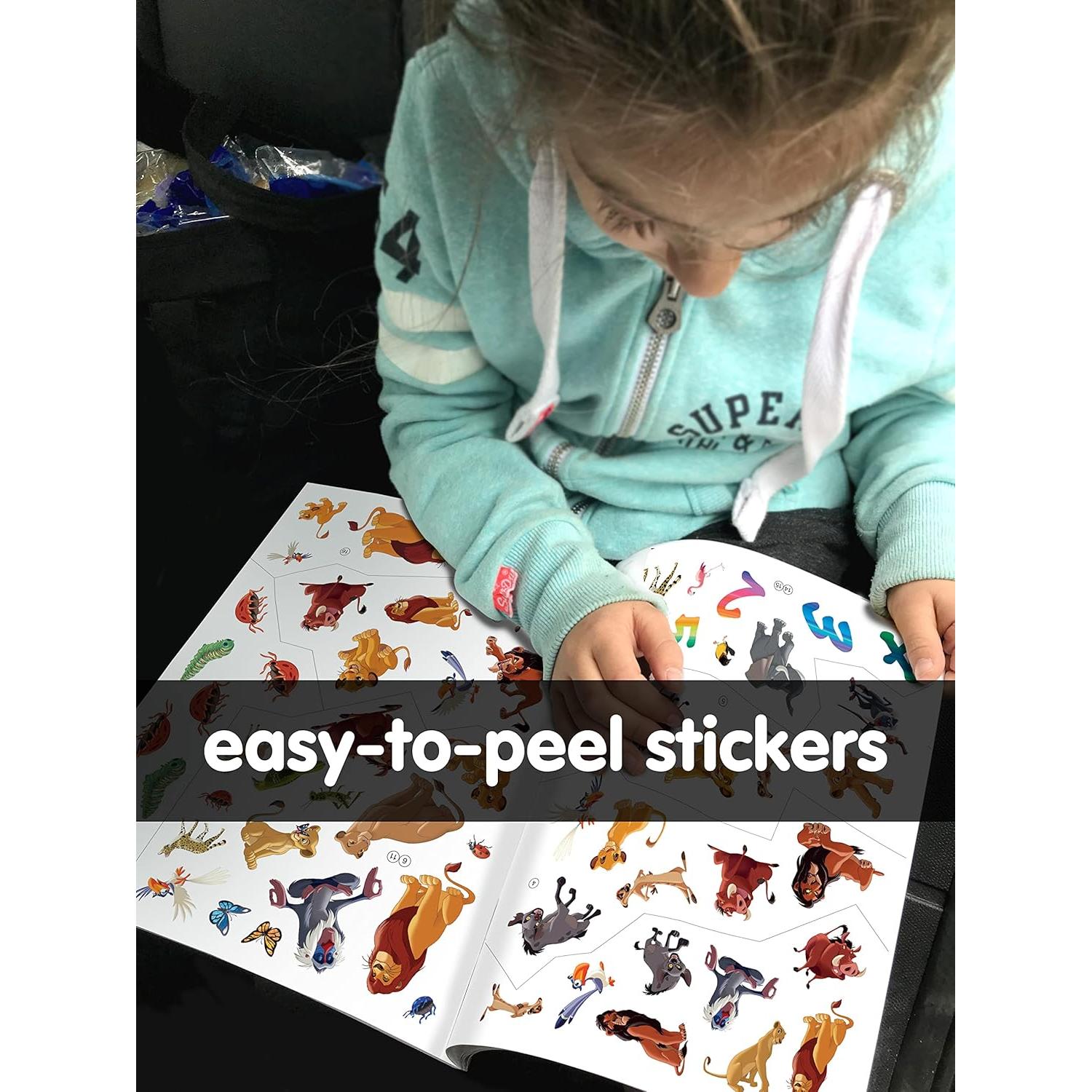 Disney Lion King Sticker Book Treasury - Activity Books for kids, 350 reusable stickers, 96 pages of fun