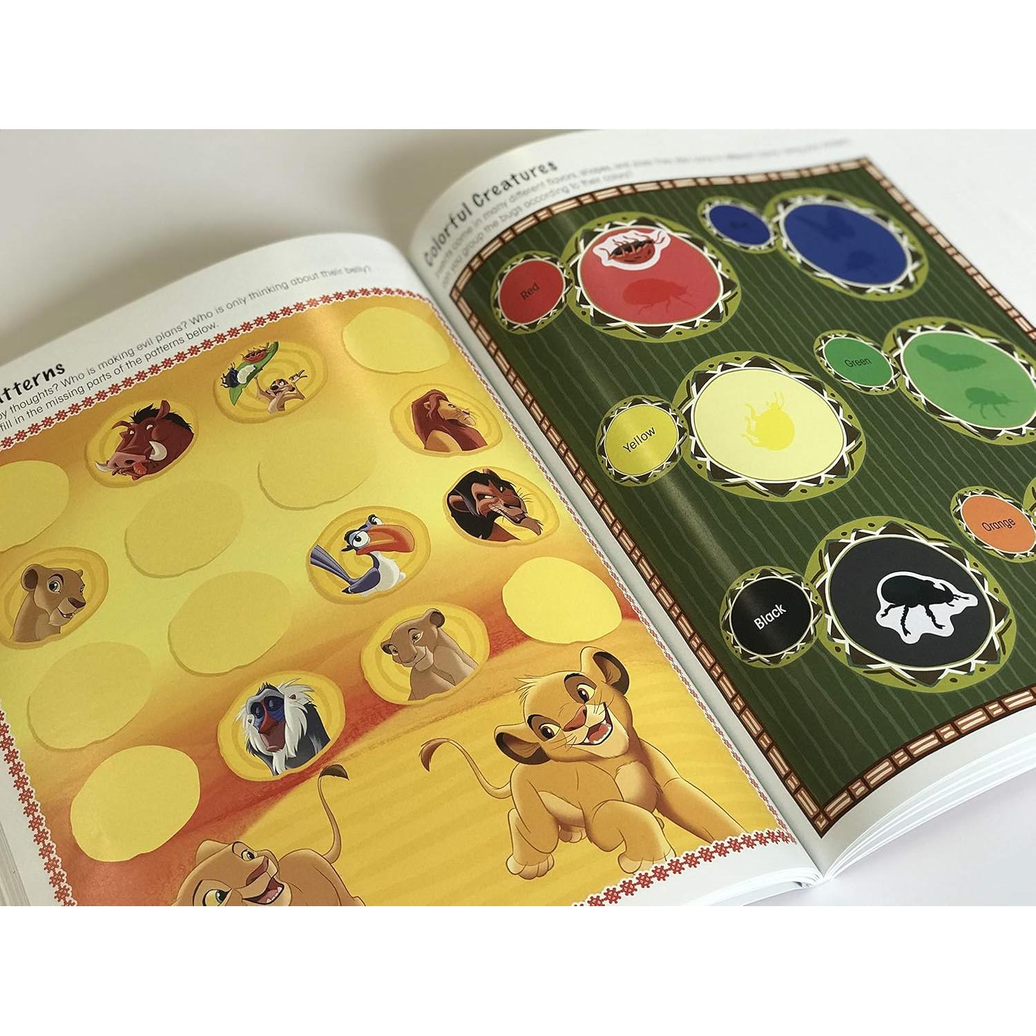 Disney Lion King Sticker Book Treasury - Activity Books for kids, 350 reusable stickers, 96 pages of fun