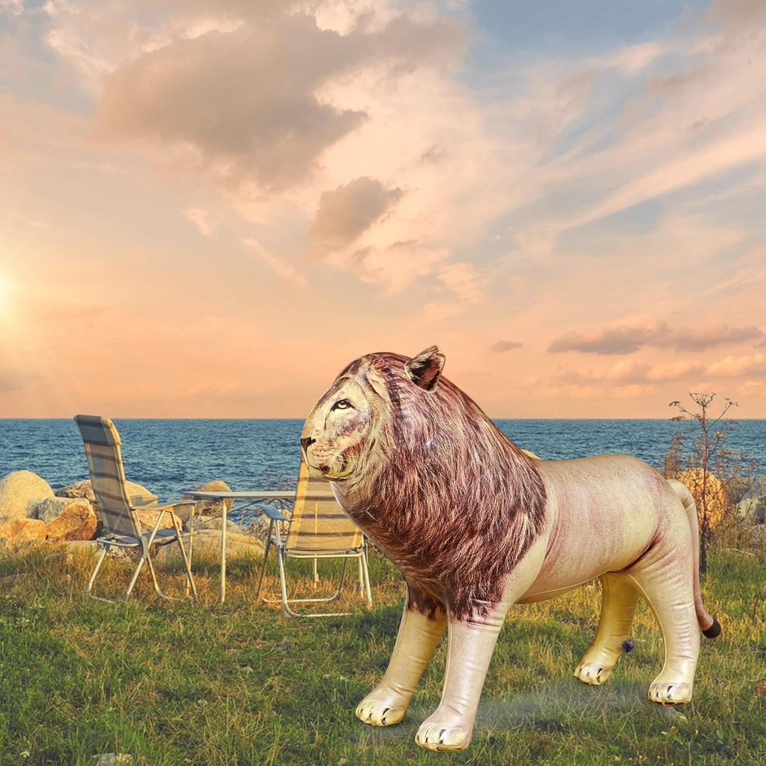 Juguete Inflable León Macho Jet Creations 91.4x61 cm