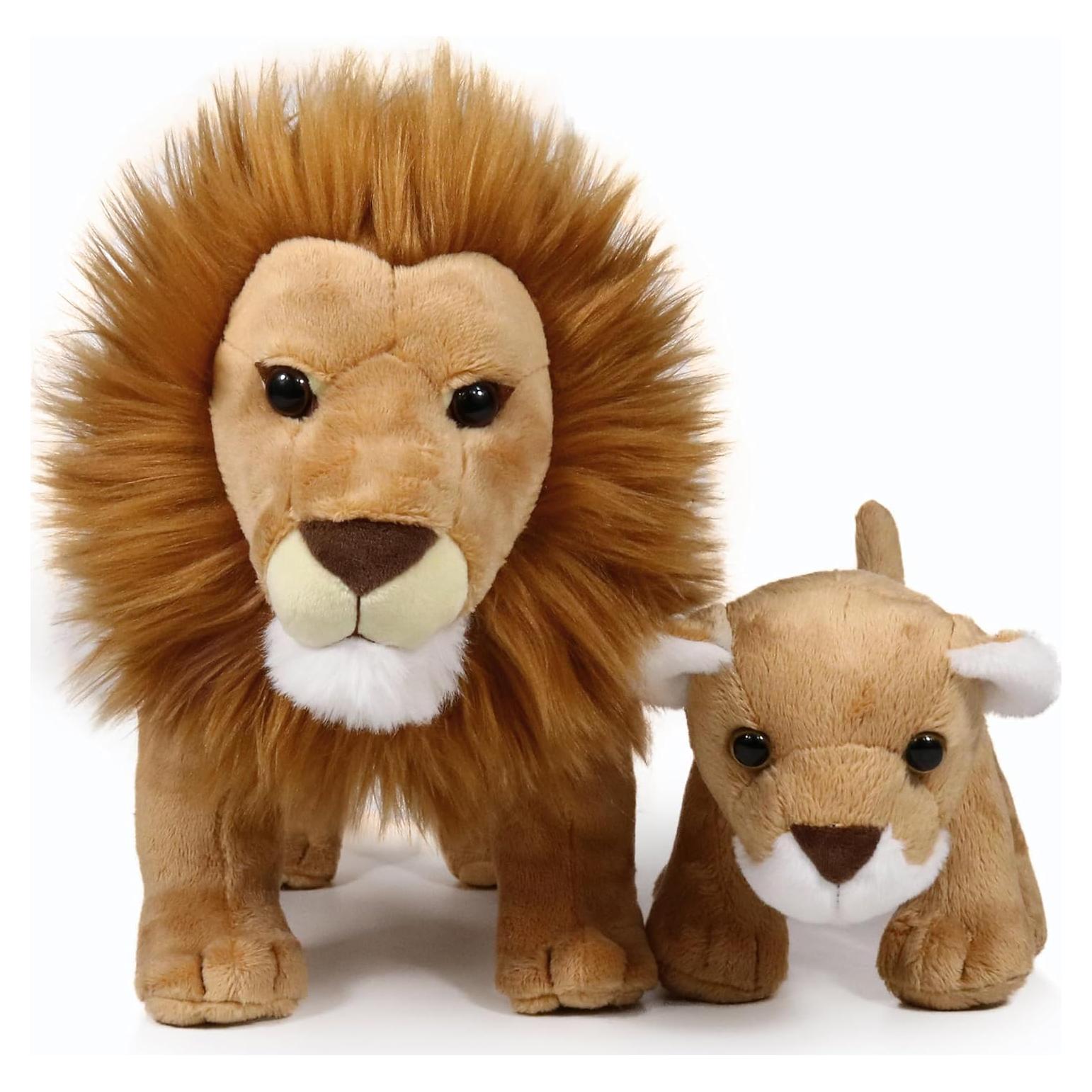 Juguetes de Peluche Rey de Hielo Oso León Padre y Bebé 30 cm