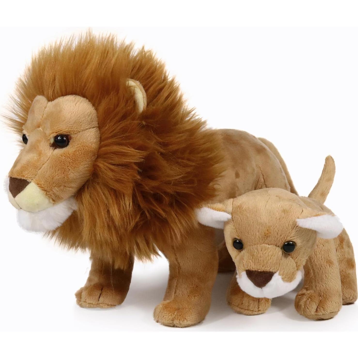Juguetes de Peluche Rey de Hielo Oso León Padre y Bebé 30 cm