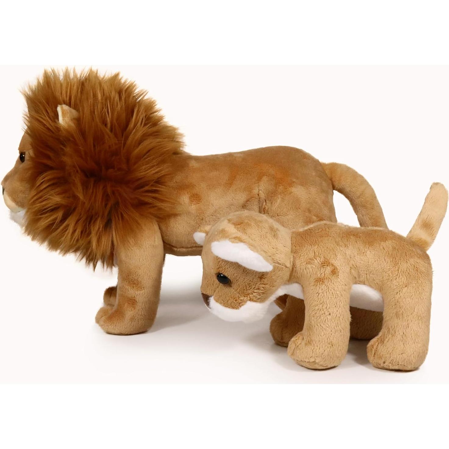 Juguetes de Peluche Rey de Hielo Oso León Padre y Bebé 30 cm