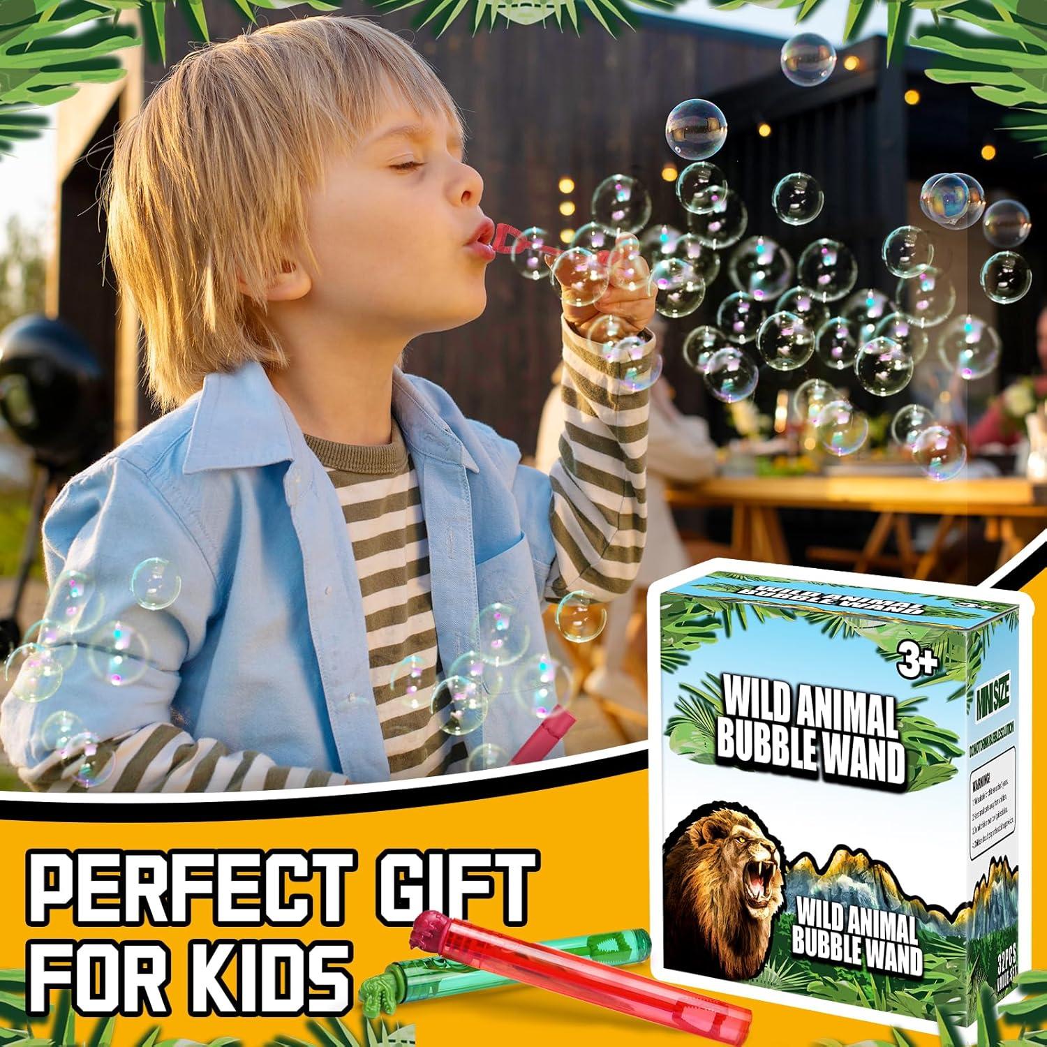 Paquete de 32 Varitas de Burbujas MAPIXO para Niños