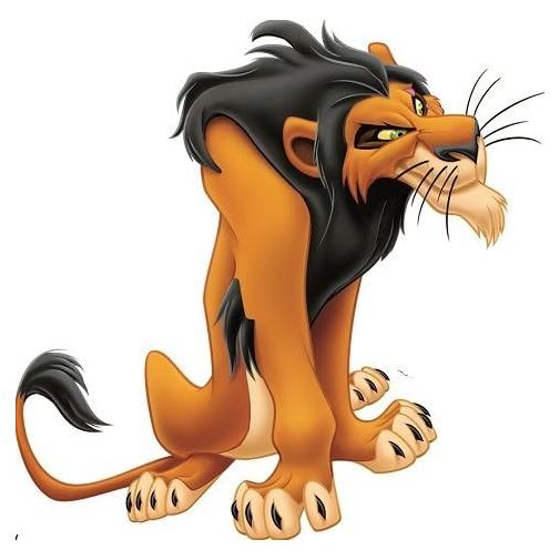 8 Inch Scar Disney The Lion King Movie Animal Removable Peel Self Stick Adhesive Vinyl Decorative Wall Decal Sticker Art Kids Room Home Decor Girl Boy Children Bedroom 8 1/2 x 8 1/2 inch Tall