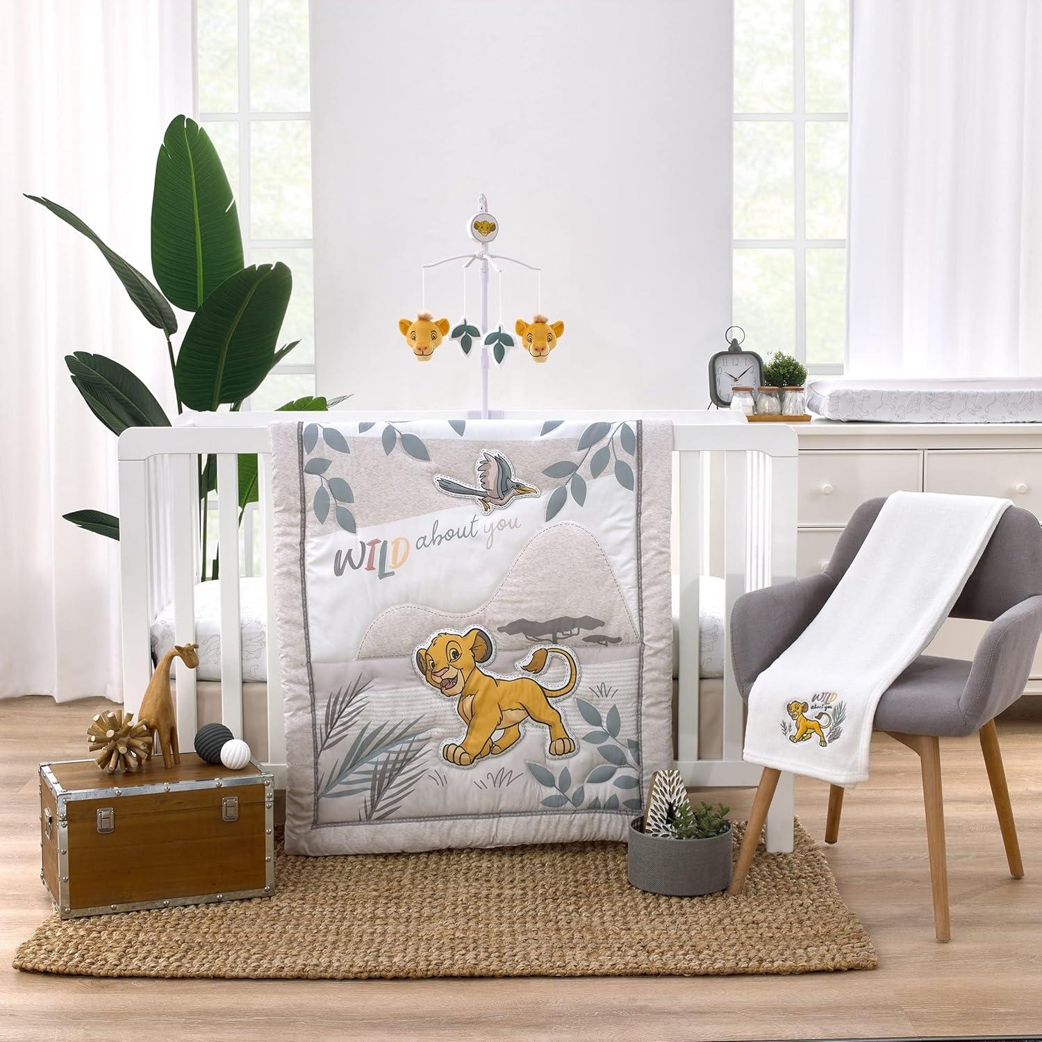 Móvil Musical Simba Rey León NoJo 30.5x63.5 cm Beige Teal