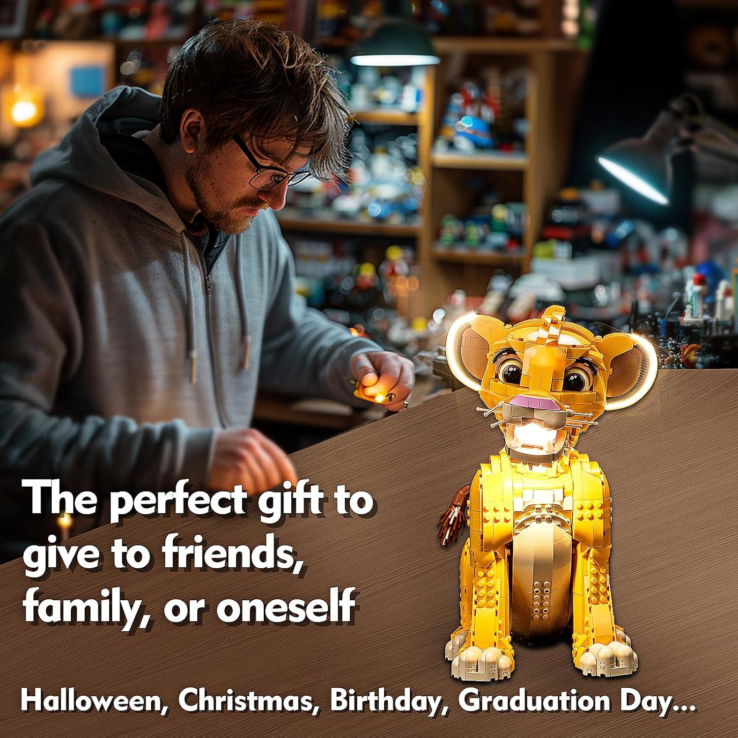 Kit de Iluminación LED Brickshining para Lego Joven Simba 43247