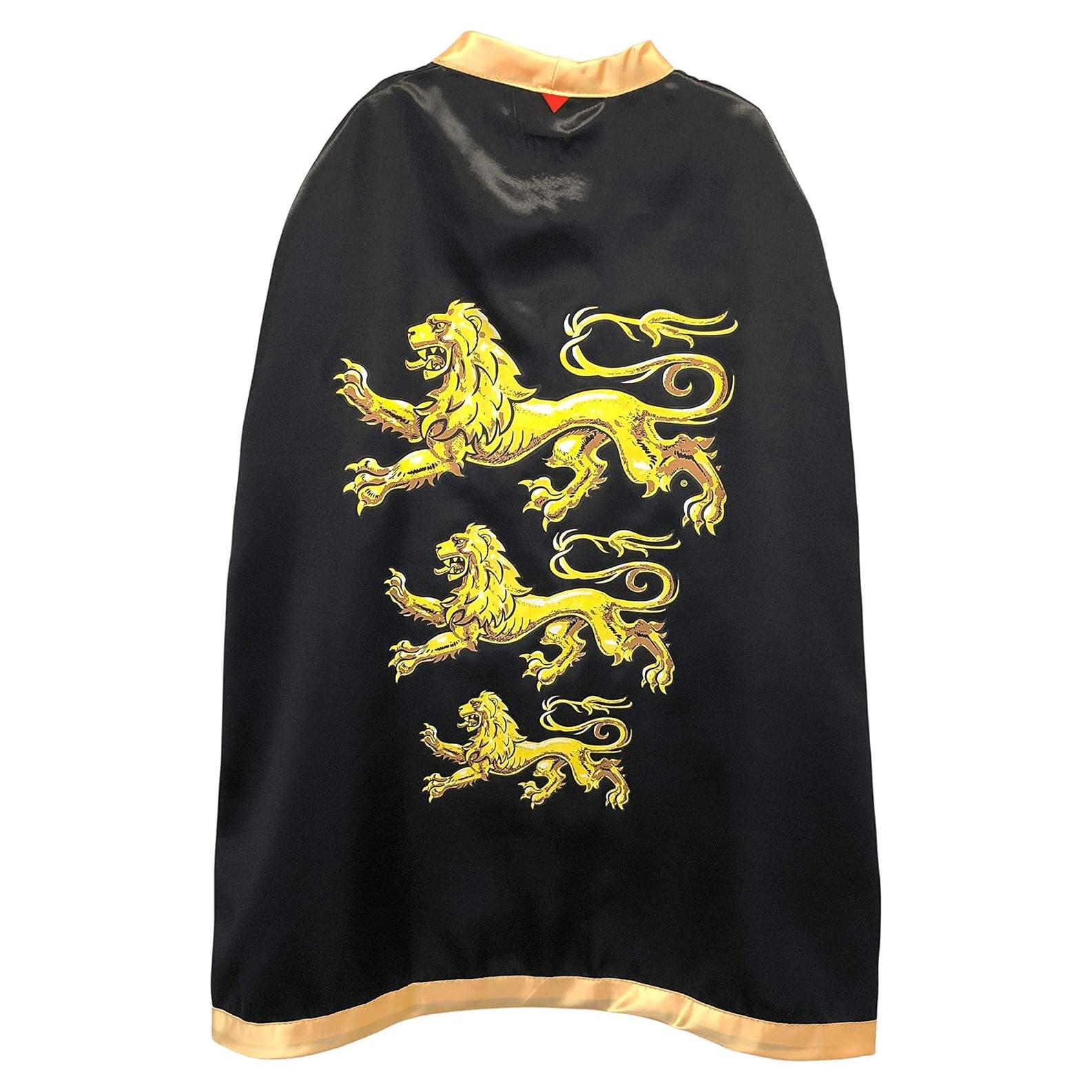 Capa Triple León Rey Liontouch - Juego de Rol para Niños 3-8 Años