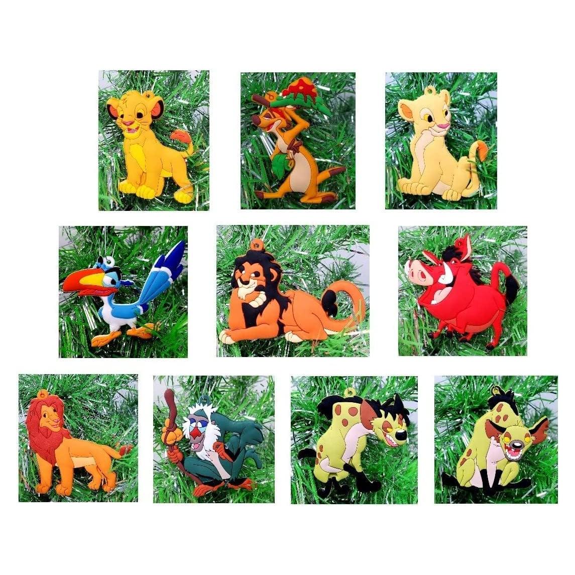 Juego de Adornos Rey León Simba Nala Rafiki 7.62 cm