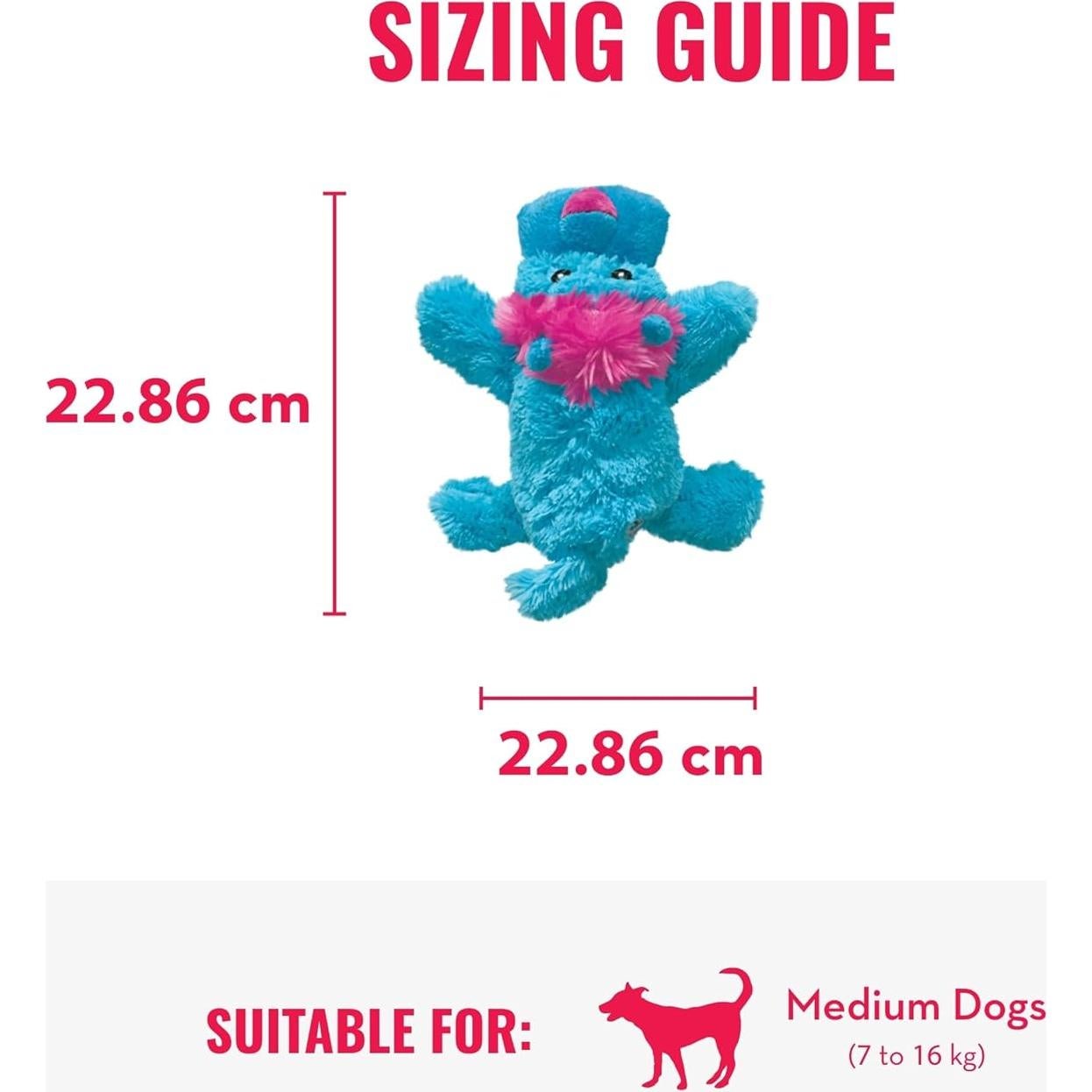 Juguete de Peluche KONG Cozie Rey León Mediano para Perros