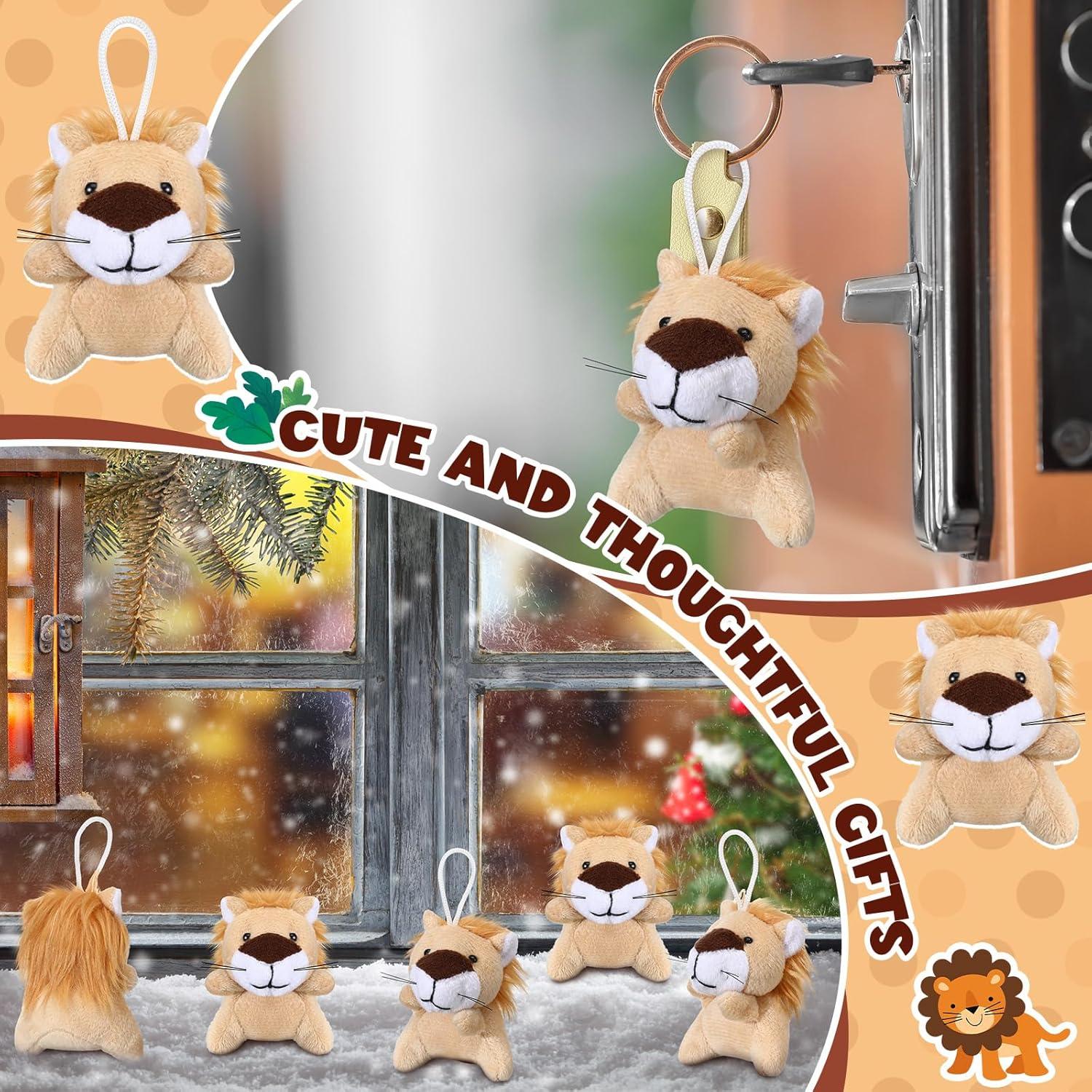 50 Mini Juguetes de Peluche León Shappy - Regalos Fiesta