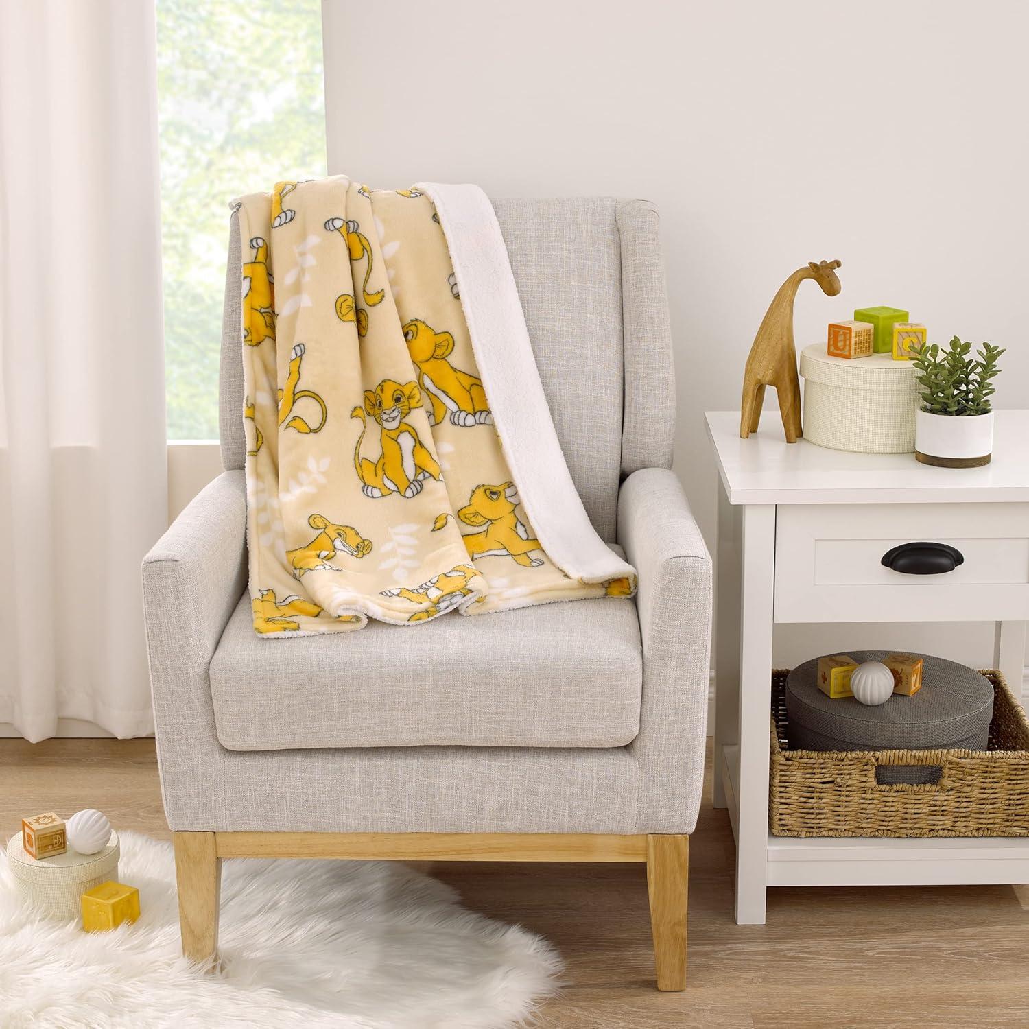 Manta de Bebé NoJo Disney Rey León Simba 76x91 cm Suave