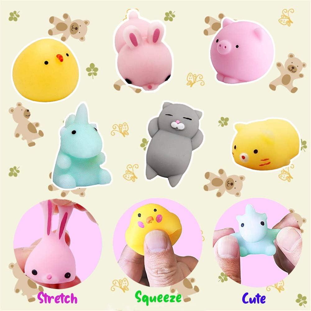 UMEELR 28 Juguetes Squishies Mochi con Tarjetas para Niños