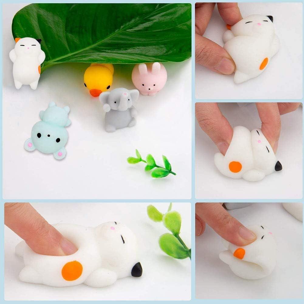 UMEELR 28 Juguetes Squishies Mochi con Tarjetas para Niños
