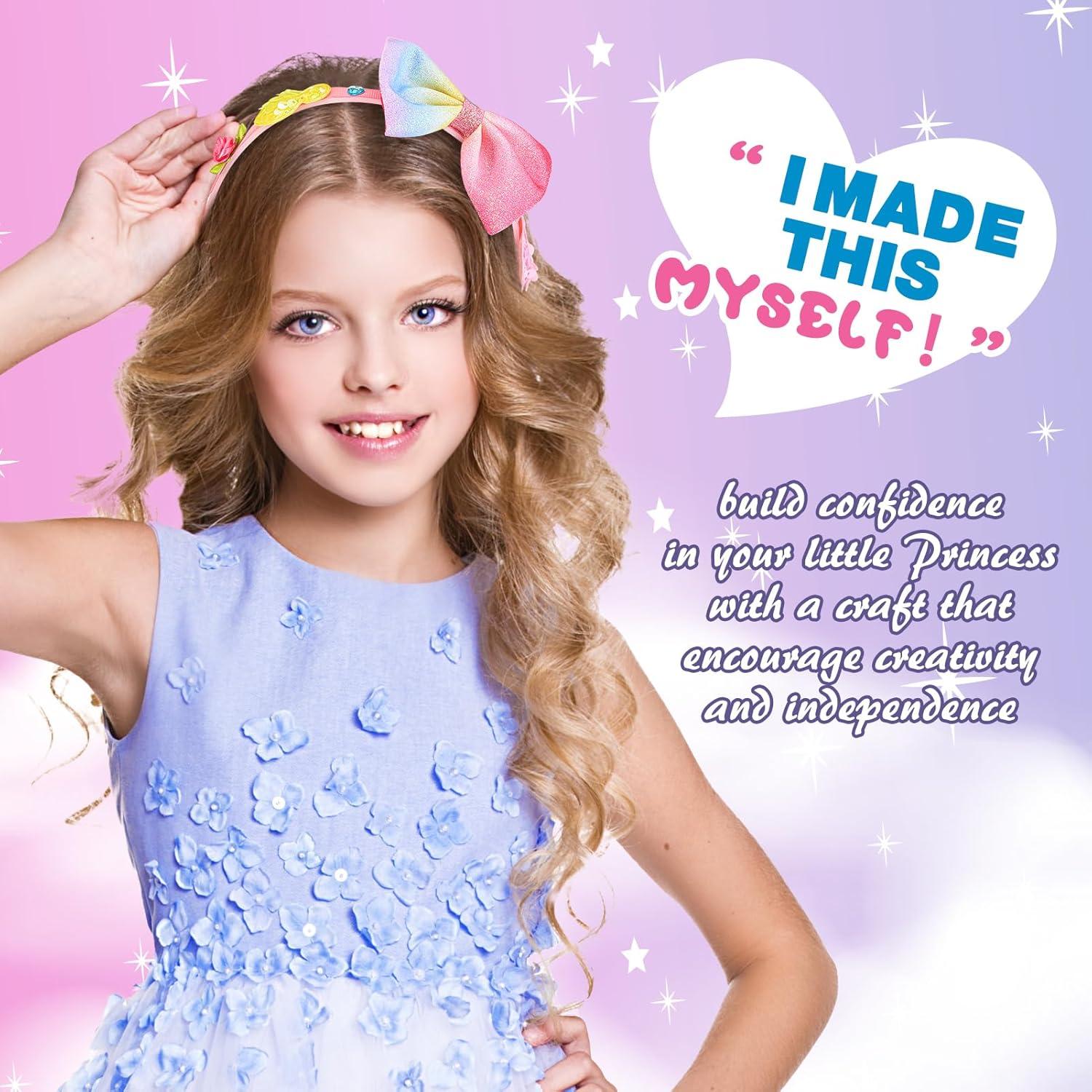 Kit de Diademas DIY SYOKZEY - 49 Piezas para Niñas 3-12 Años