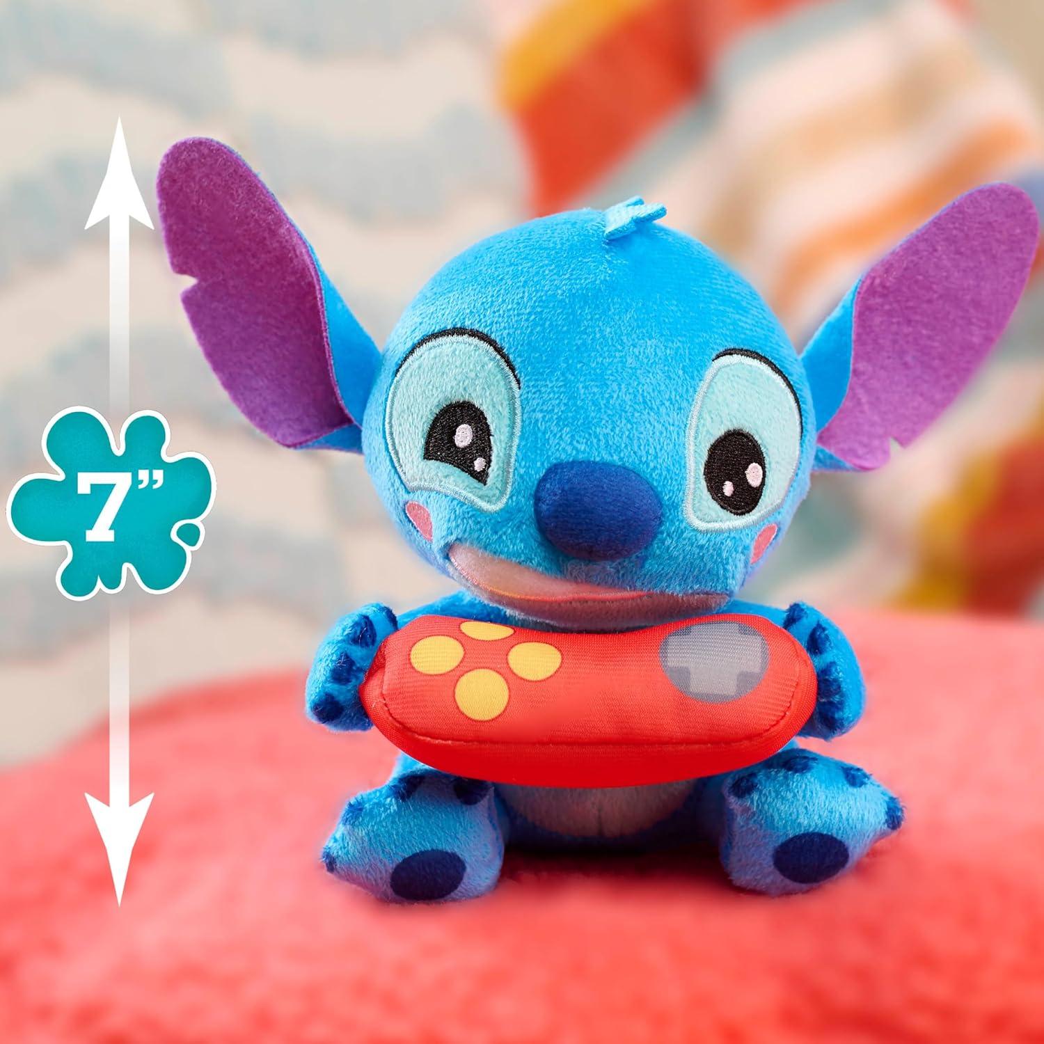 Peluche Stitch Gamer Just Play 17.78 cm Azul Suave