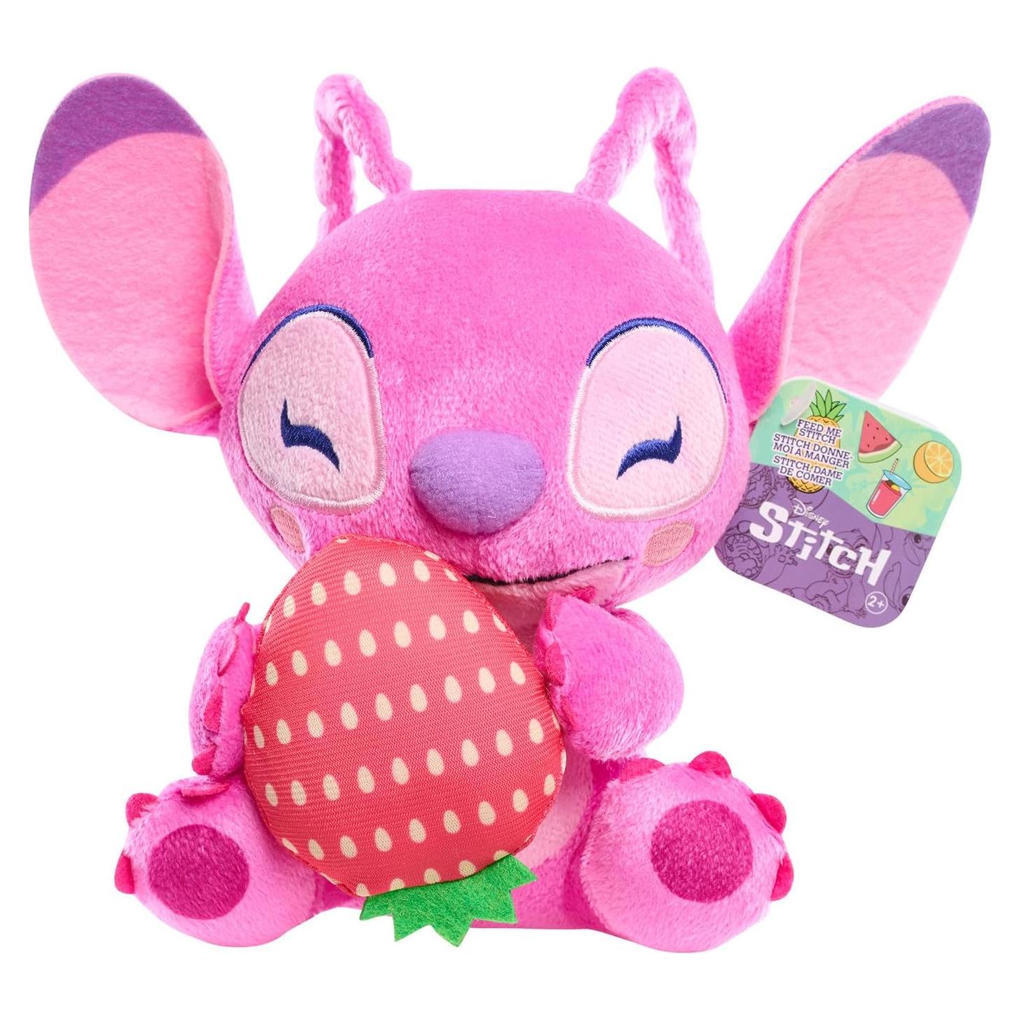 Peluche Disney Stitch Angel con Fresa 17.78 cm Just Play