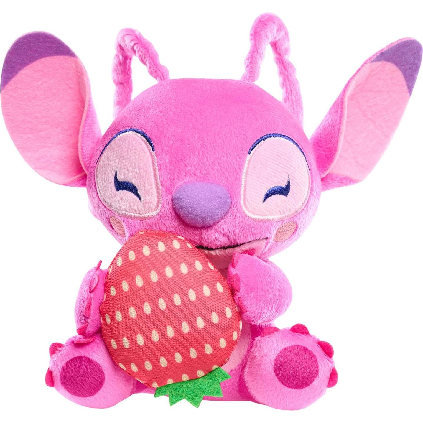 Peluche Disney Stitch Angel con Fresa 17.78 cm Just Play