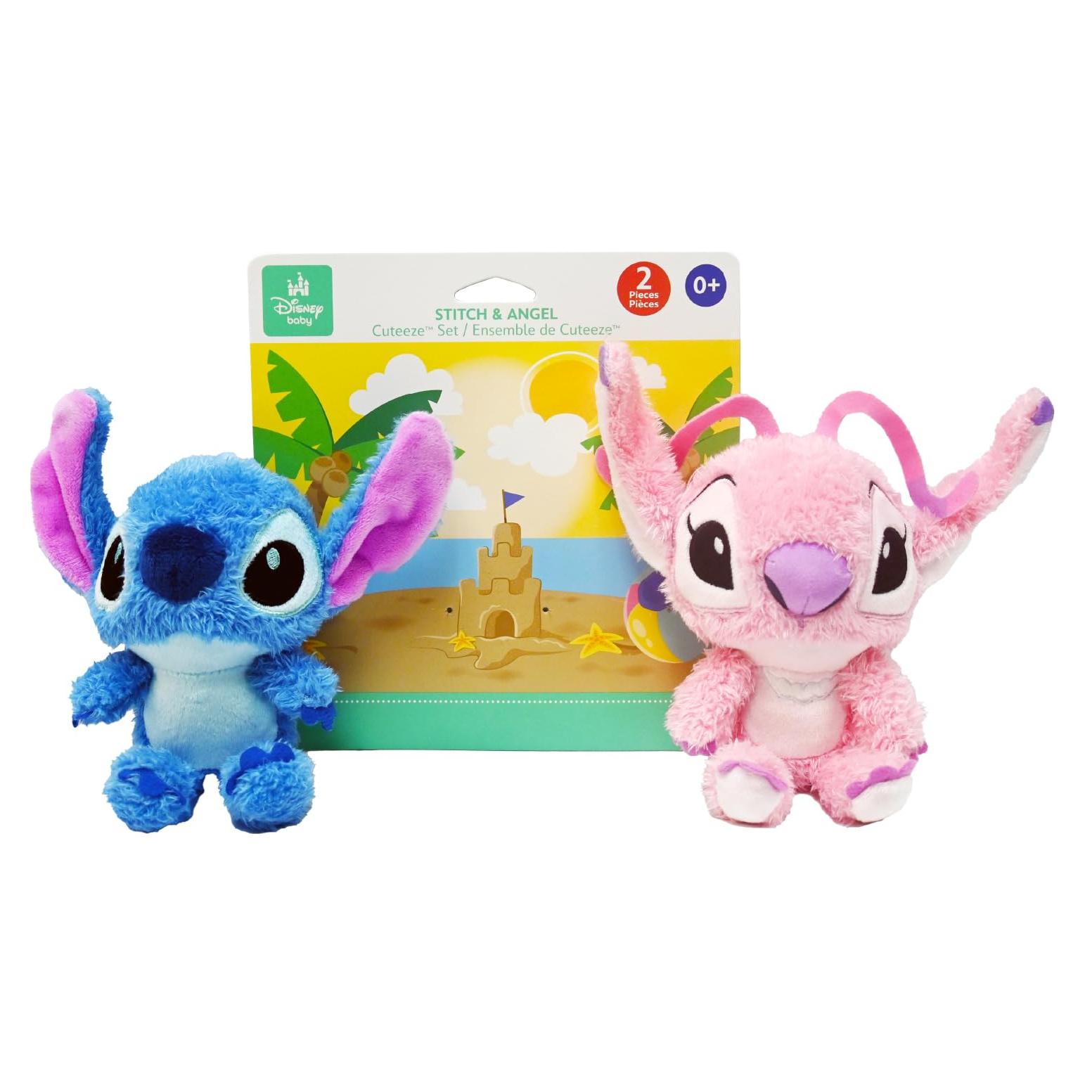 Peluches Disney Baby Lilo & Stitch Cuteeze 2 Pack 15 cm