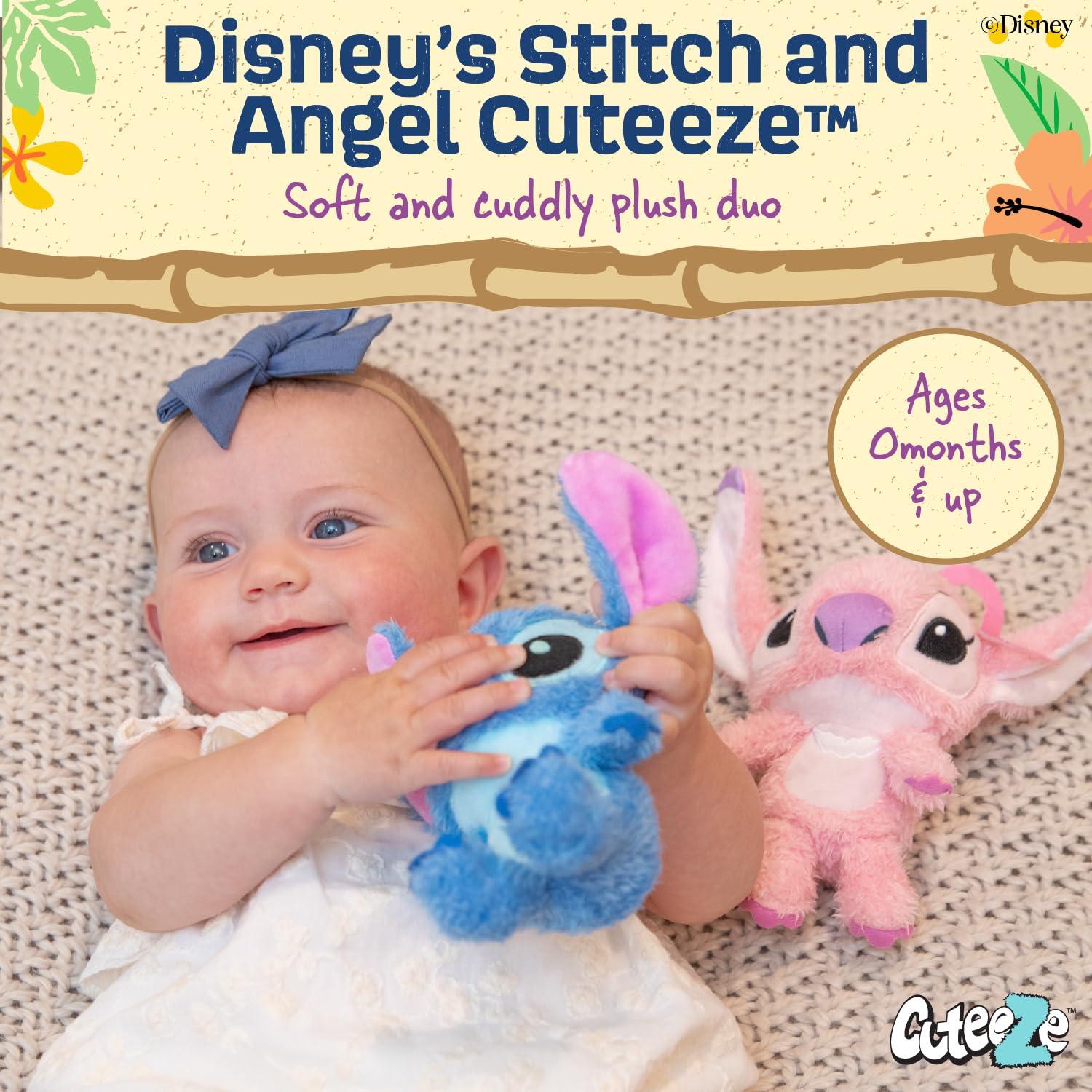 Peluches Disney Baby Lilo & Stitch Cuteeze 2 Pack 15 cm