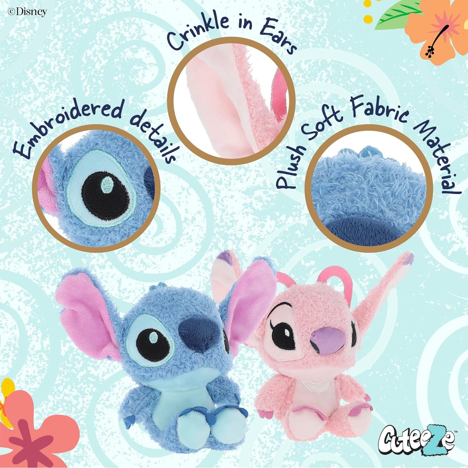 Peluches Disney Baby Lilo & Stitch Cuteeze 2 Pack 15 cm