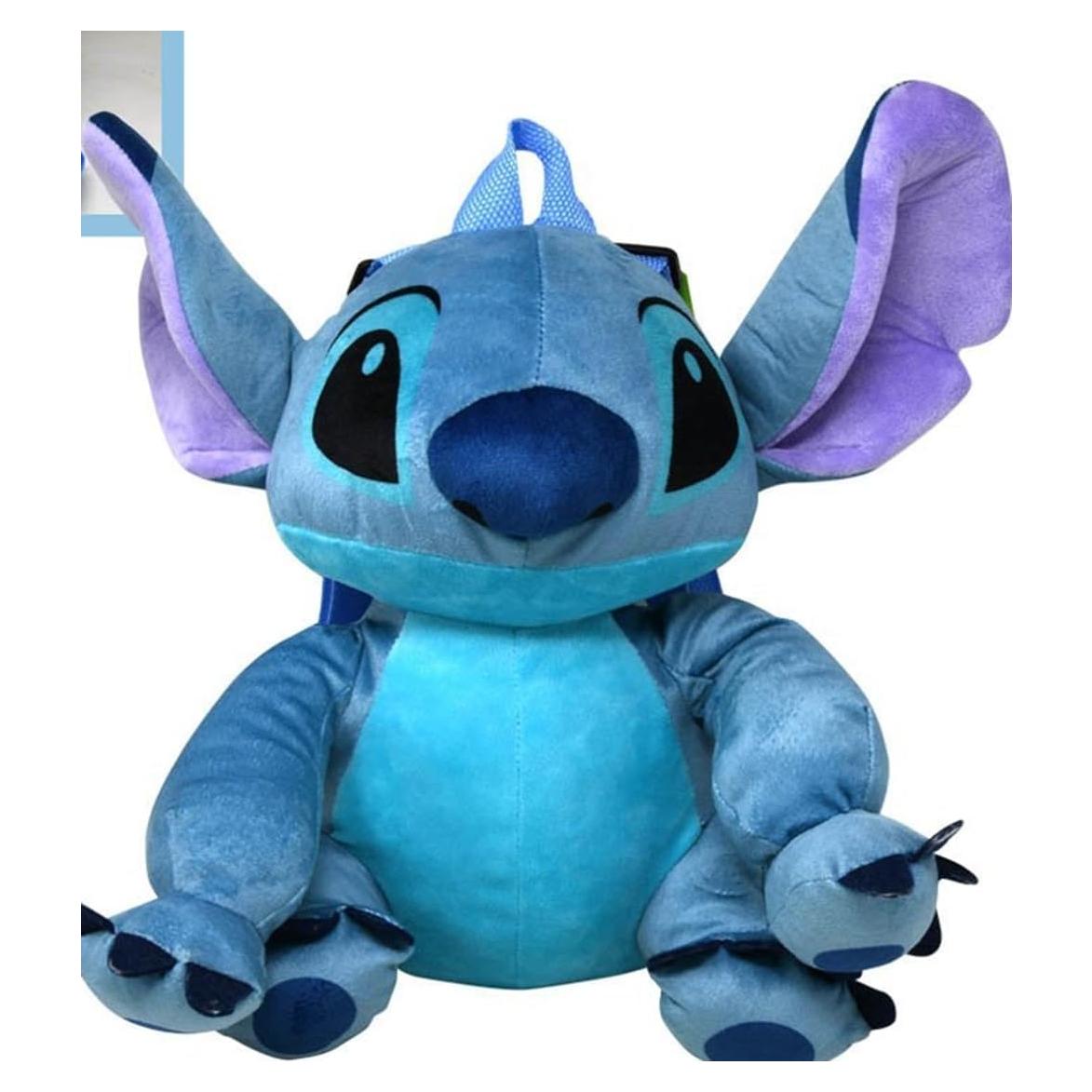Mochila de peluche Disney Stitch 30 cm orejas sentado