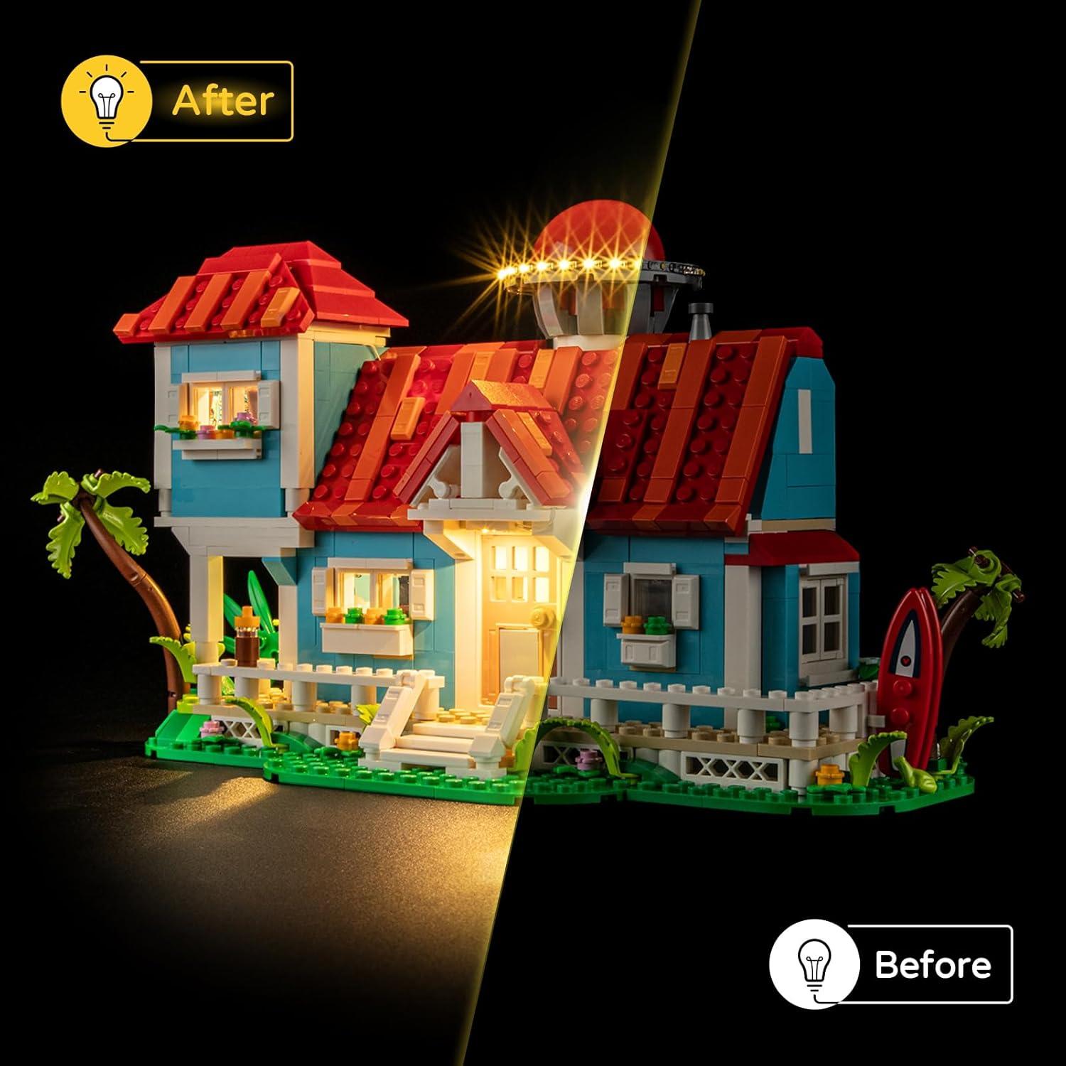 Kit de Luz LED YEABRICKS para LEGO 43268 Lilo y Stitch