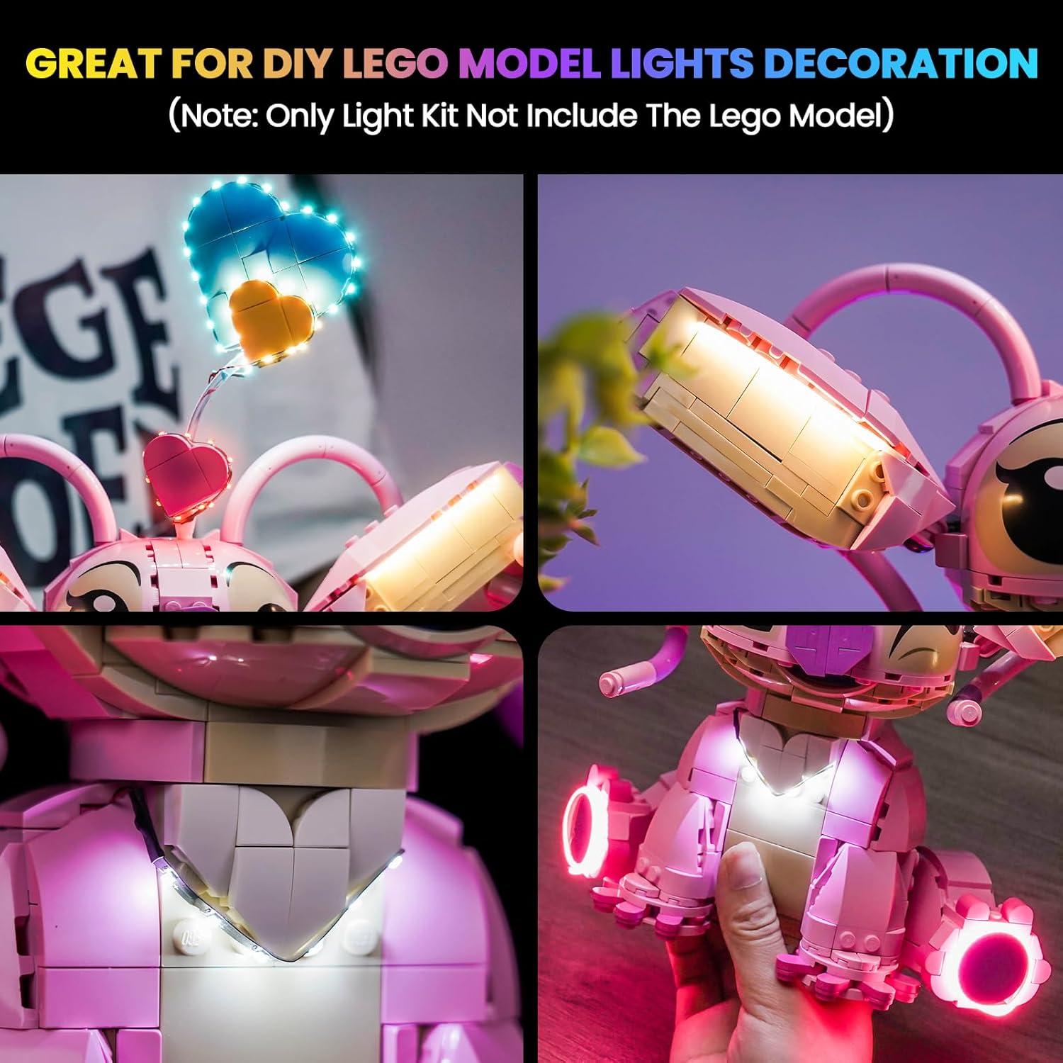 Kit de Luz LED Hilighting para Lego Lilo y Stitch - Fácil Instalación