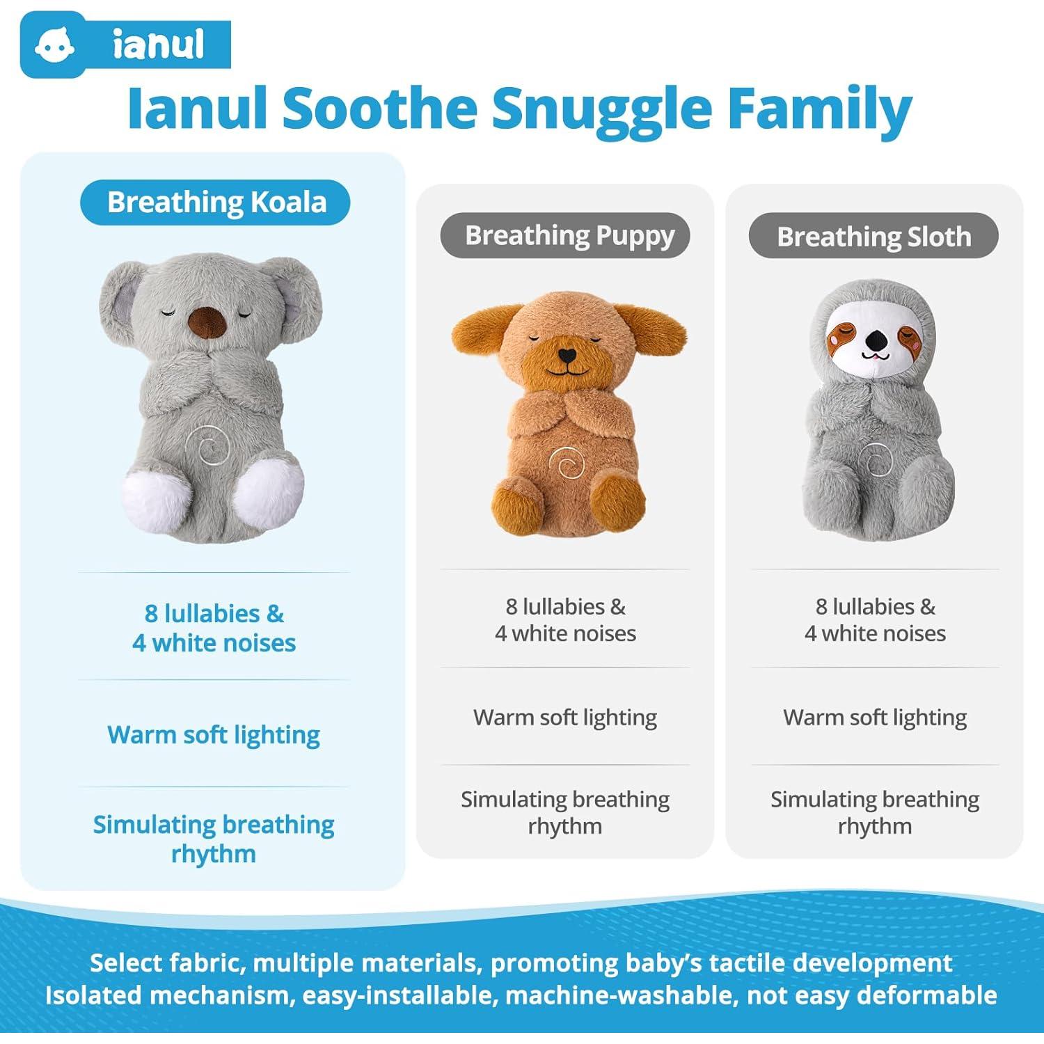 Soothe Koala Peluche Calmante para Bebés con Música y Luz