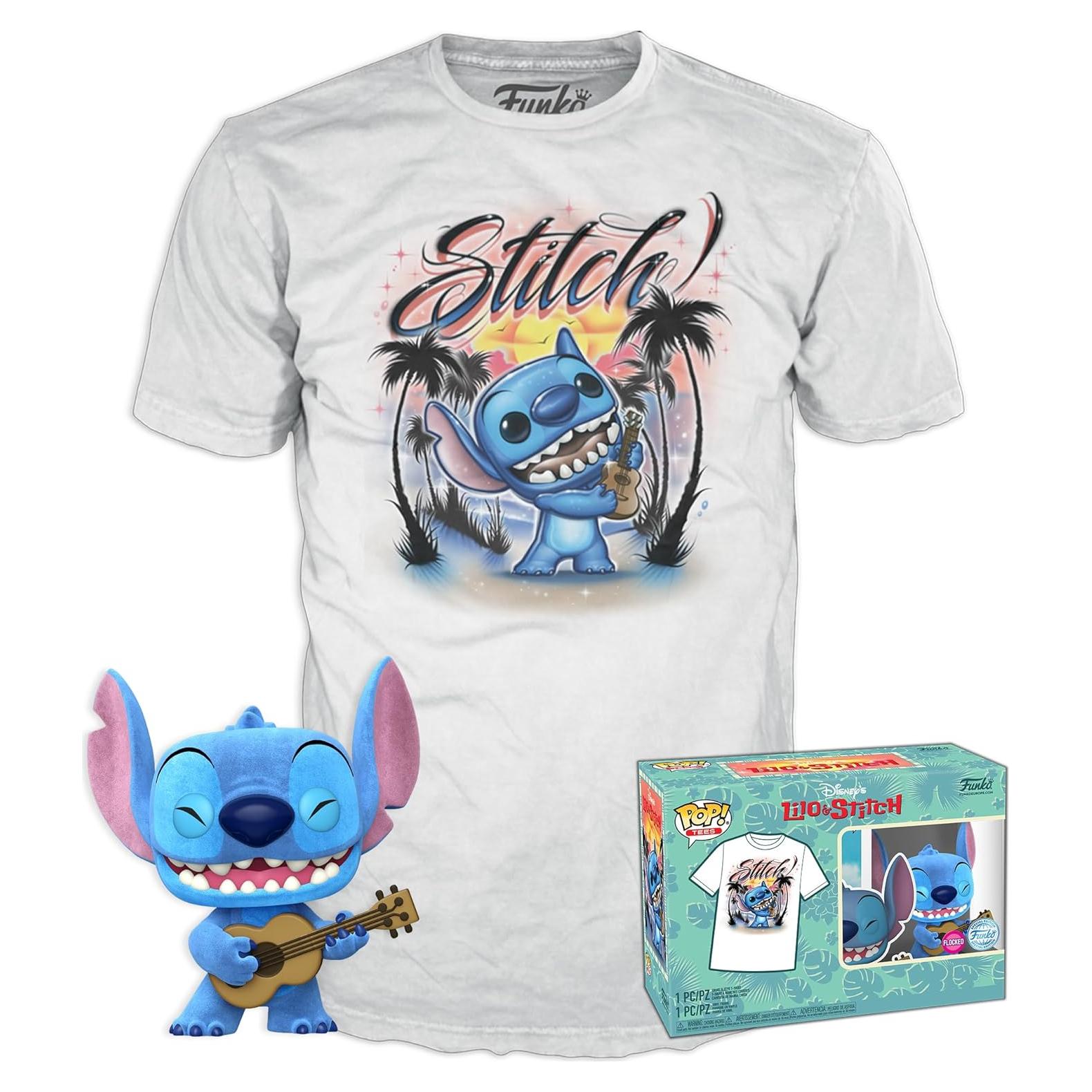Set Funko Pop! & Tee Lilo y Stitch Ukelele - Camiseta Unisex