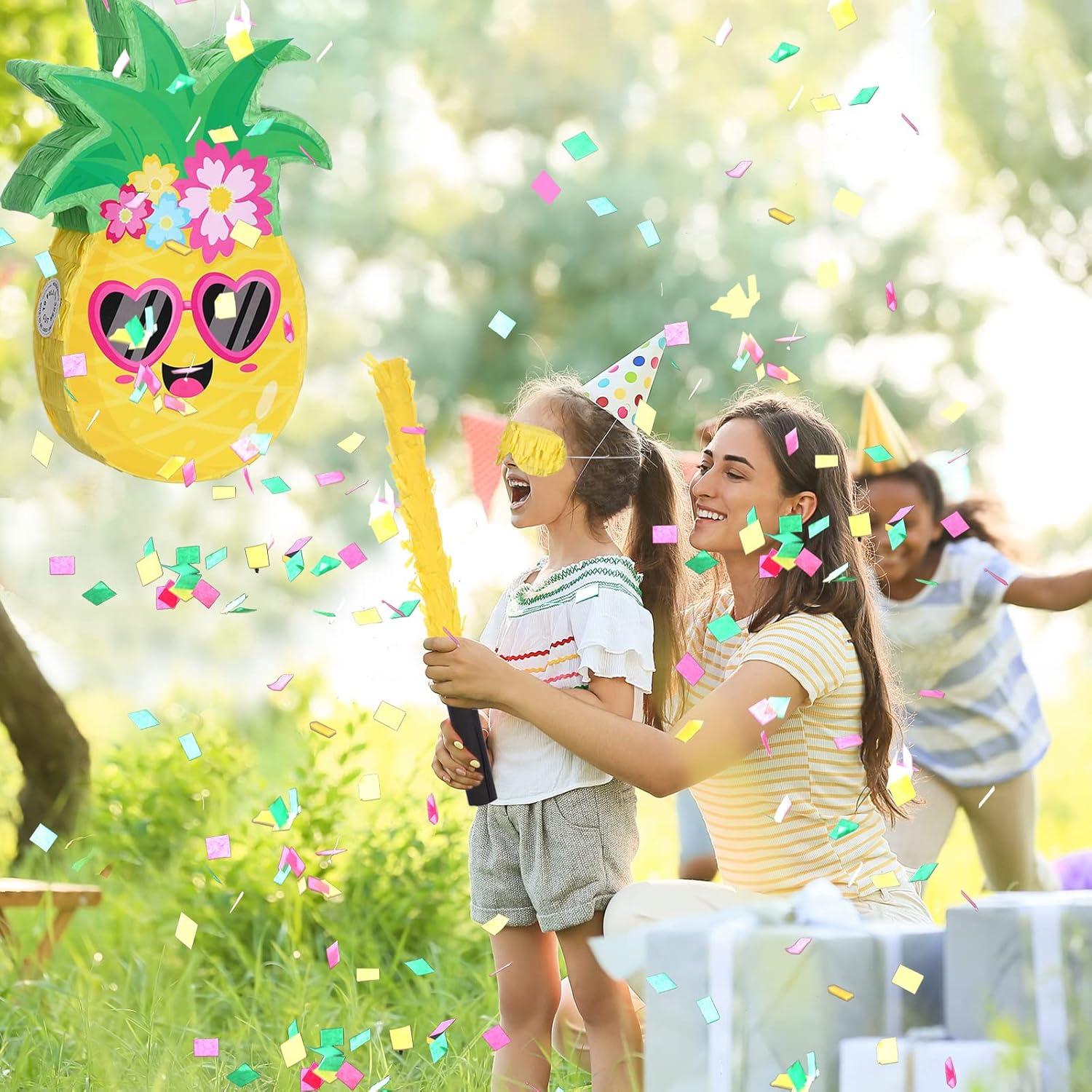 Piñata de Piña Threan 42x28.5 cm con Bate y Venda