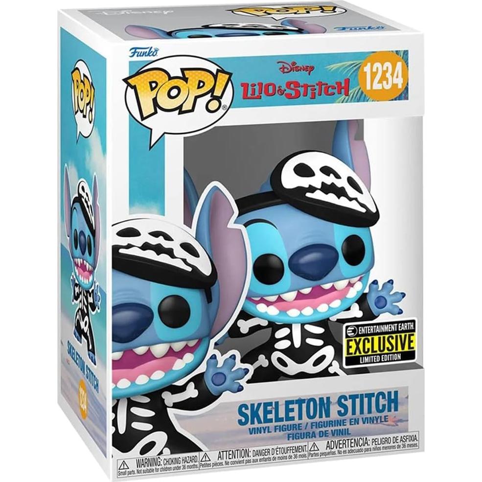 Funko Pop! Disney Lilo & Stitch Skeleton Stitch 1234 Edición Especial
