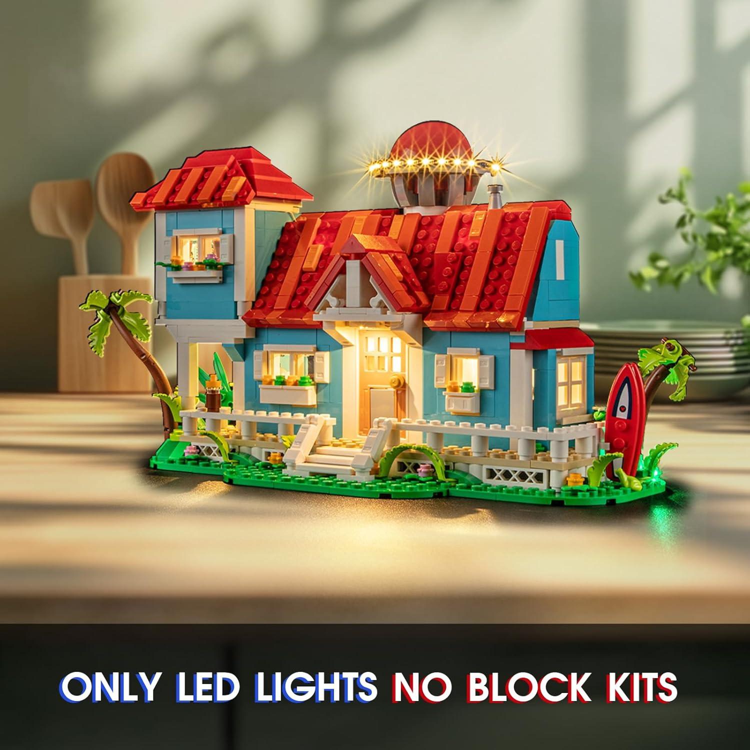 Kit de Luz LED para Lego Lilo y Stitch Casa de Playa 43268