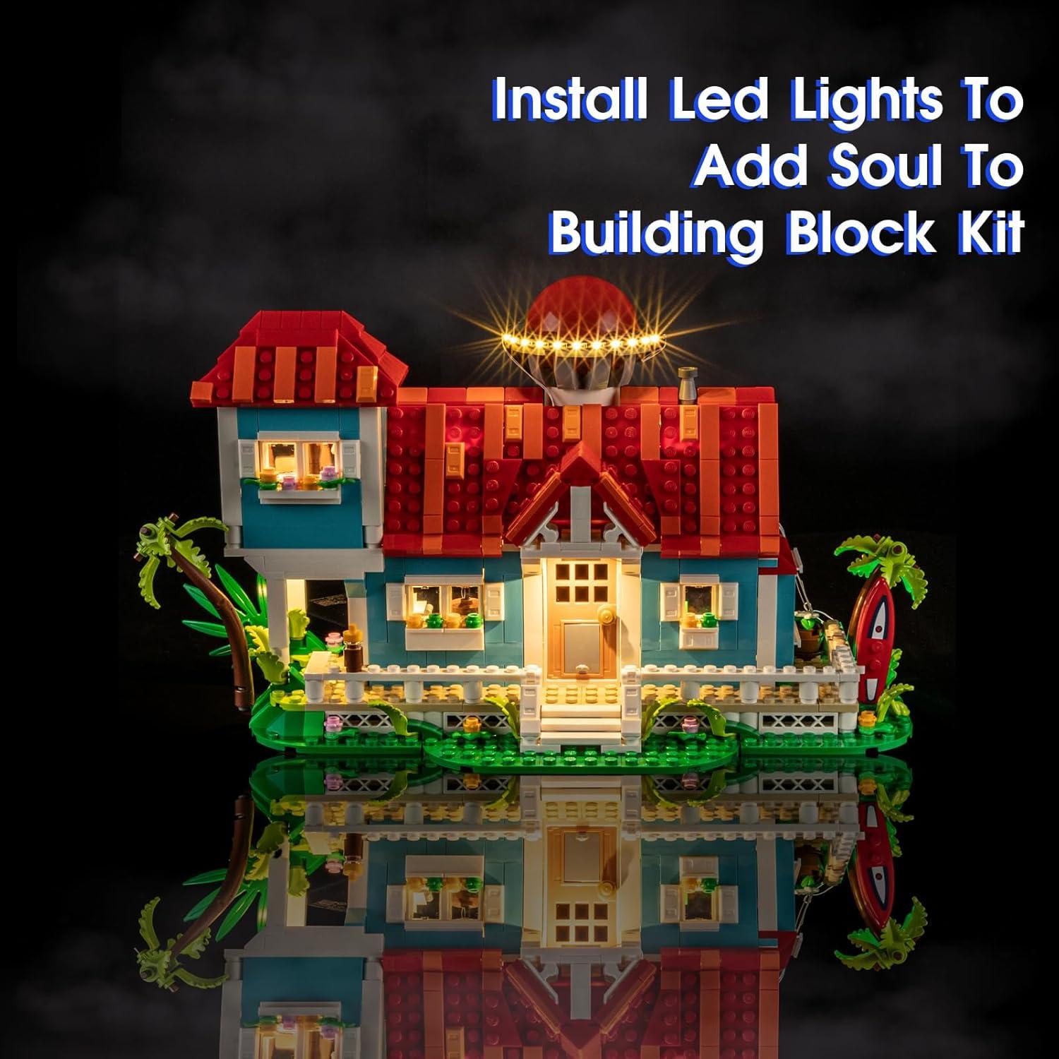 Kit de Luz LED para Lego Lilo y Stitch Casa de Playa 43268