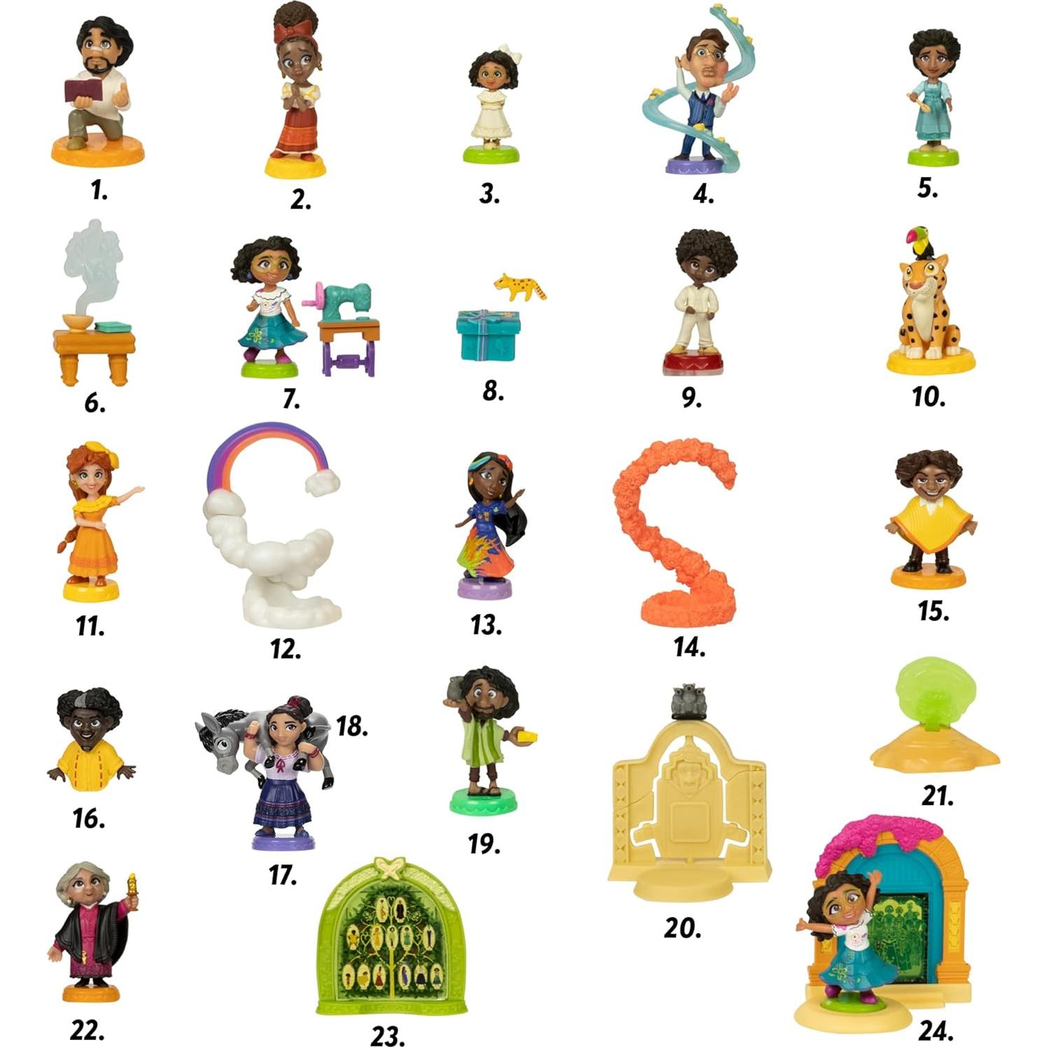 Calendario de Adviento Encanto Disney Jakks Pacific 14 Figuras