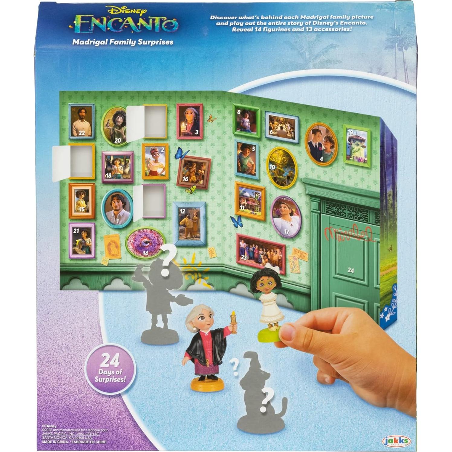 Calendario de Adviento Encanto Disney Jakks Pacific 14 Figuras