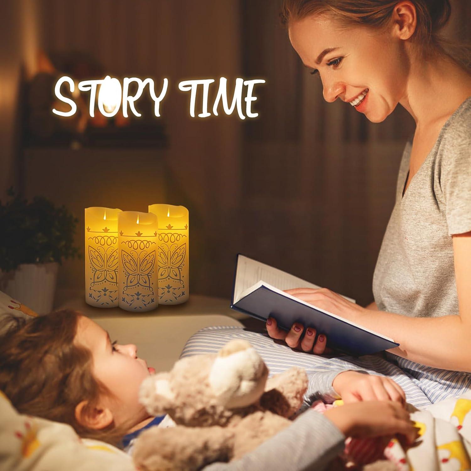 Vela Mágica Sin Llama LED Encanto Mariposa 7.62x15.24cm