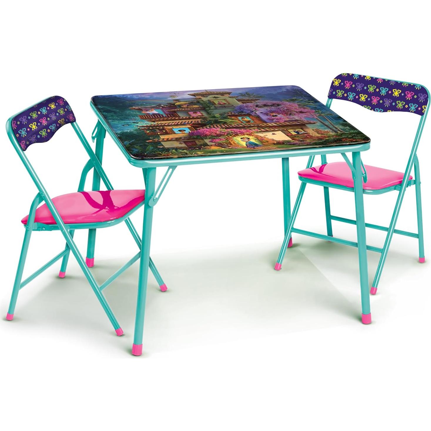 Juego de Mesa y Sillas Plegables Disney Encanto - 2 Sillas para Niños