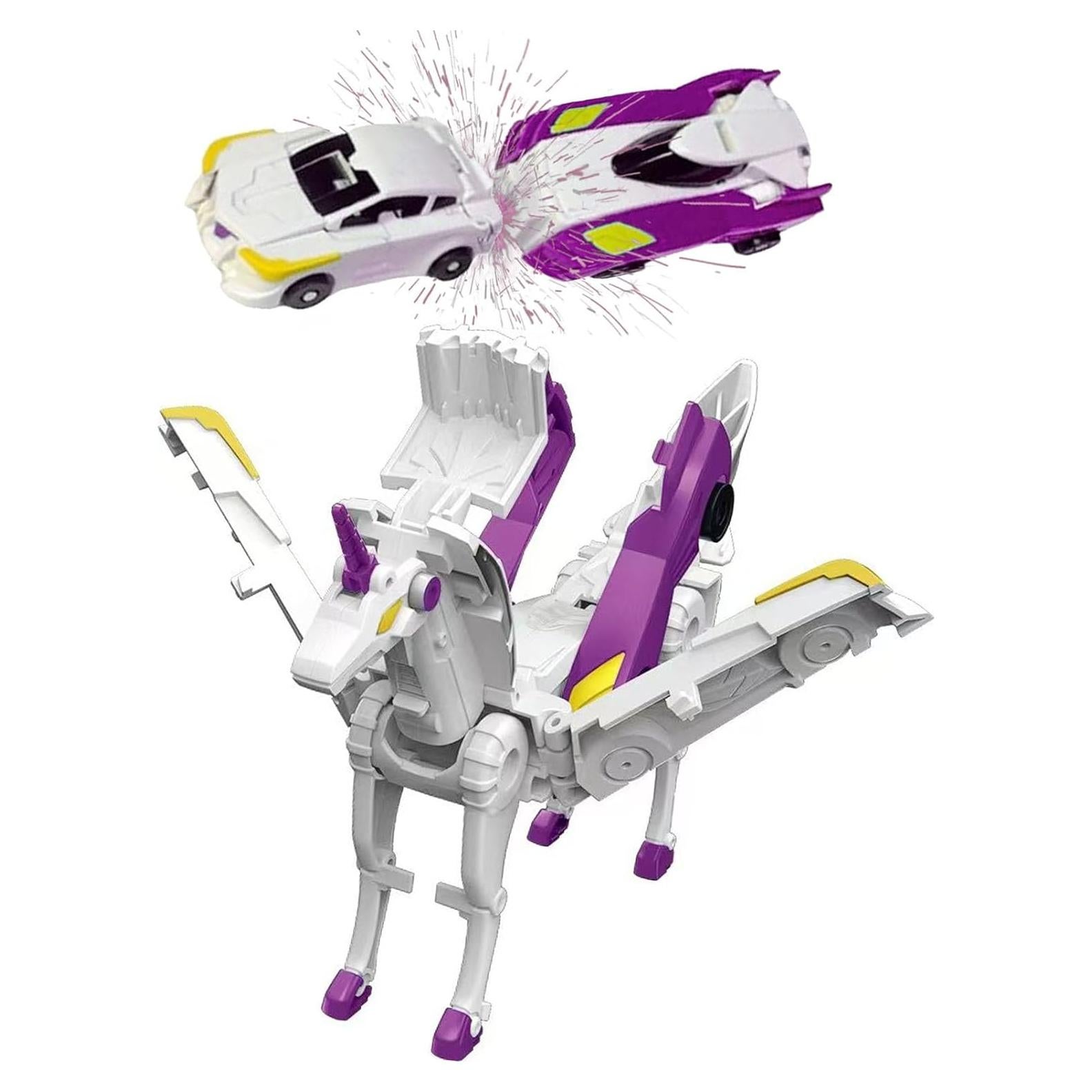 Coche Unicornio Transformador FOTN 25.4x5.08x6.86cm Púrpura