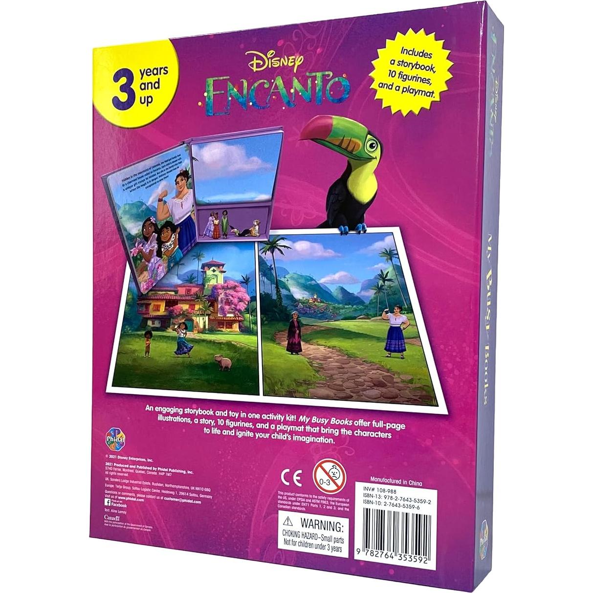 Disney Encanto My Busy Books - Storybook, 10 figurines, playmat