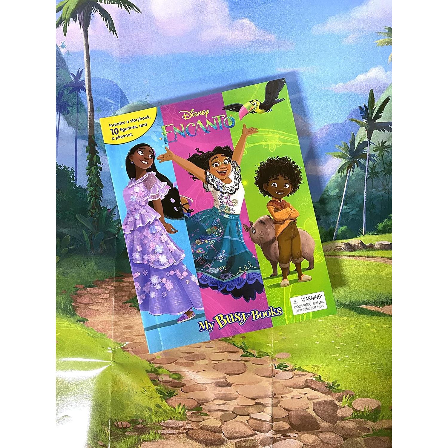 Disney Encanto My Busy Books - Storybook, 10 figurines, playmat