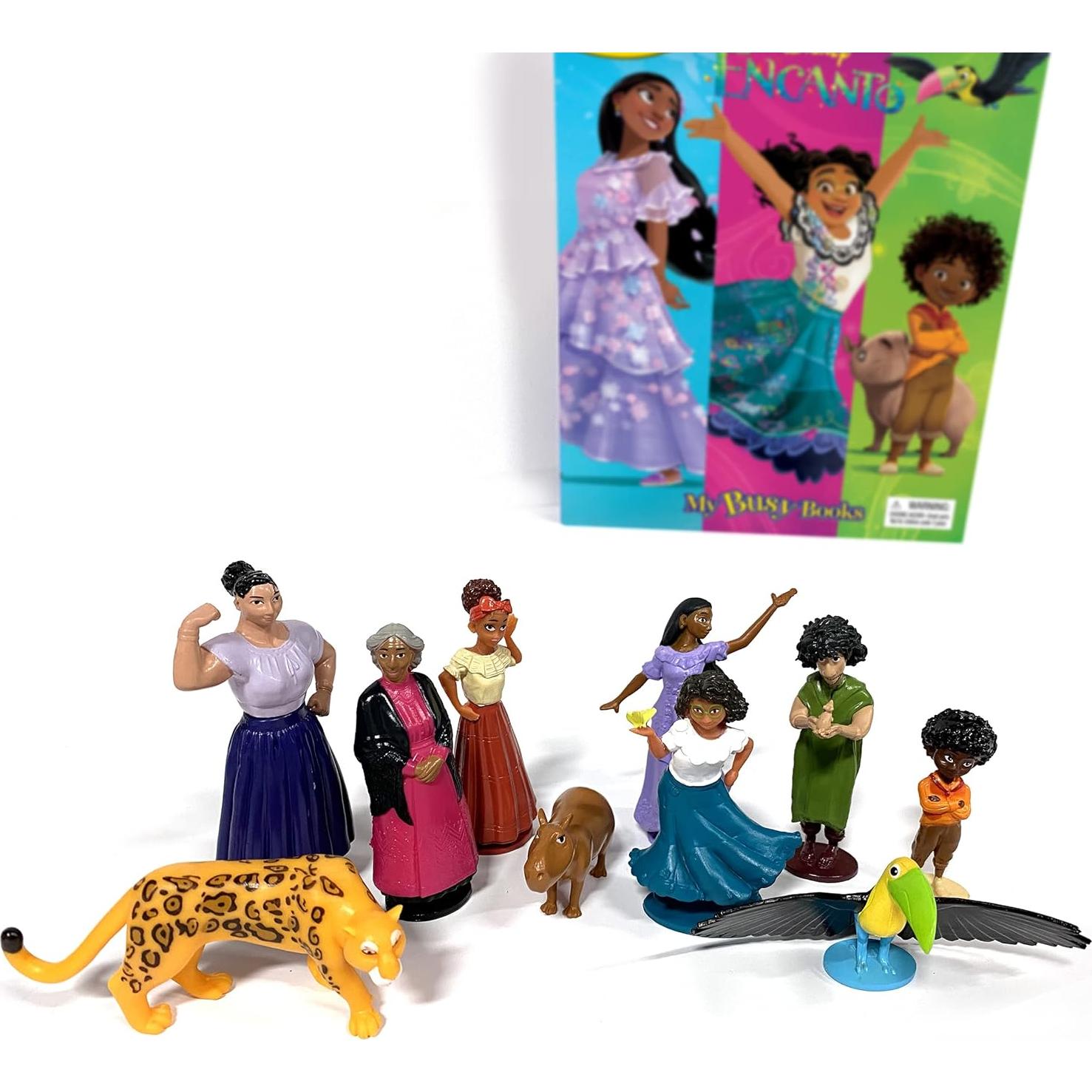Disney Encanto My Busy Books - Storybook, 10 figurines, playmat