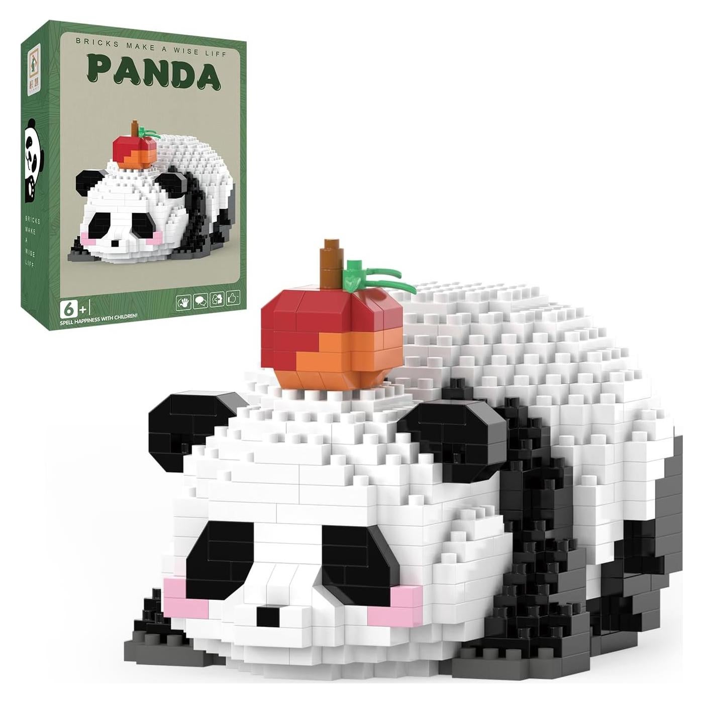 Mini Bloques de Construcción Panda MJDDJA 597PCS Juguete Educativo