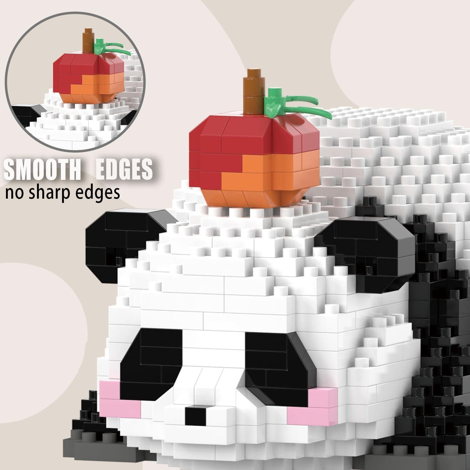 Mini Bloques de Construcción Panda MJDDJA 597PCS Juguete Educativo