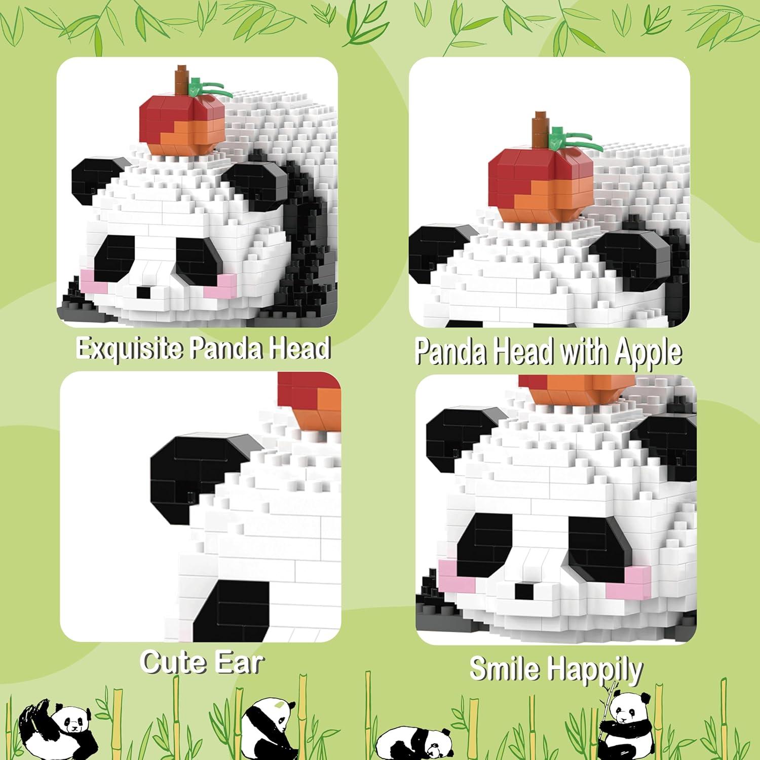 Mini Bloques de Construcción Panda MJDDJA 597PCS Juguete Educativo