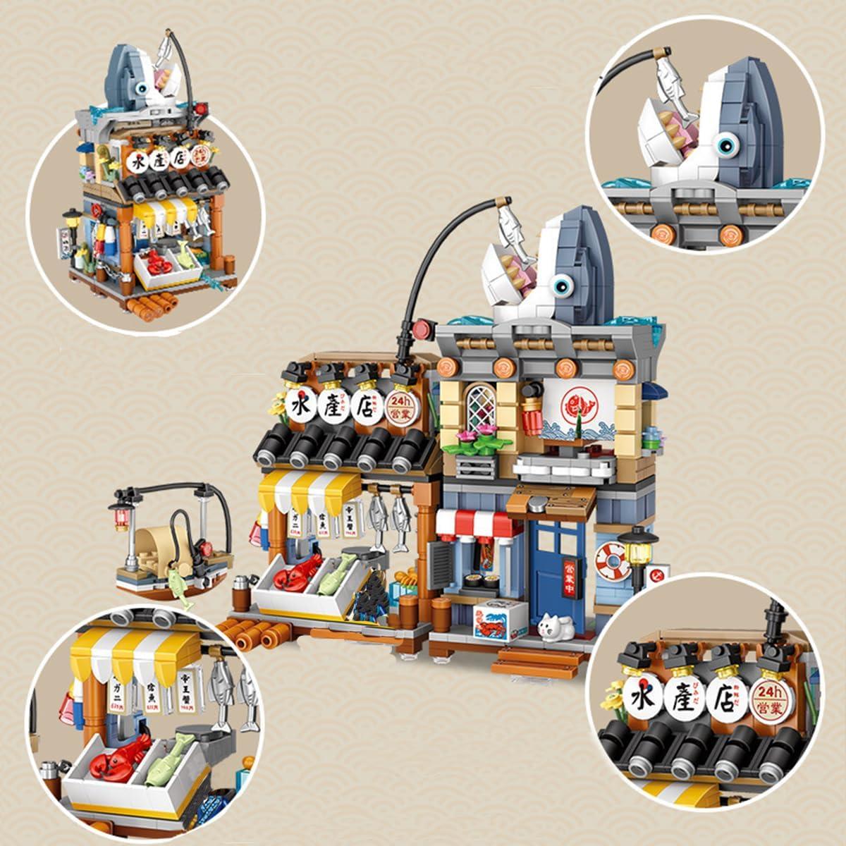 Set de Bloques de Construcción Tienda Acuática ASSTYSXH 790PCS