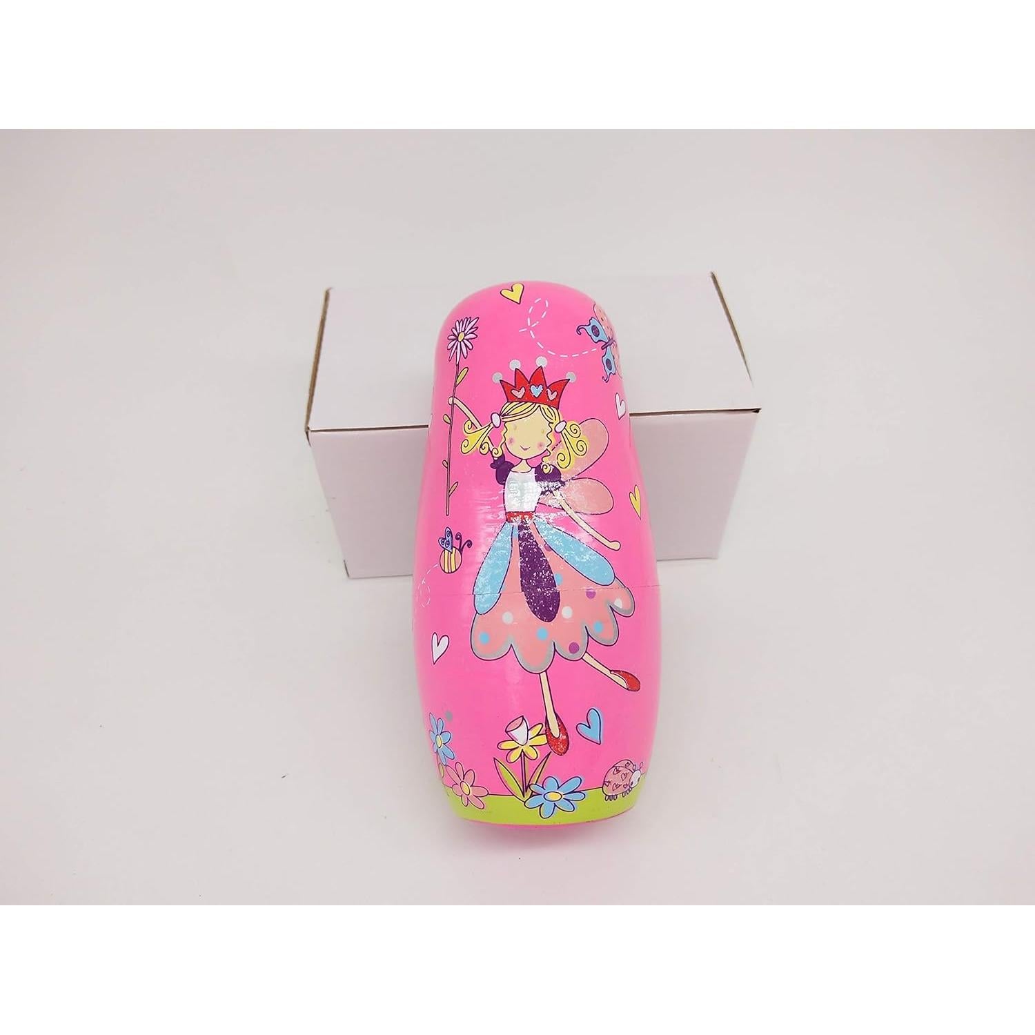 Muñecas Matryoshka Kakeah Juego de 5 Piezas de Madera