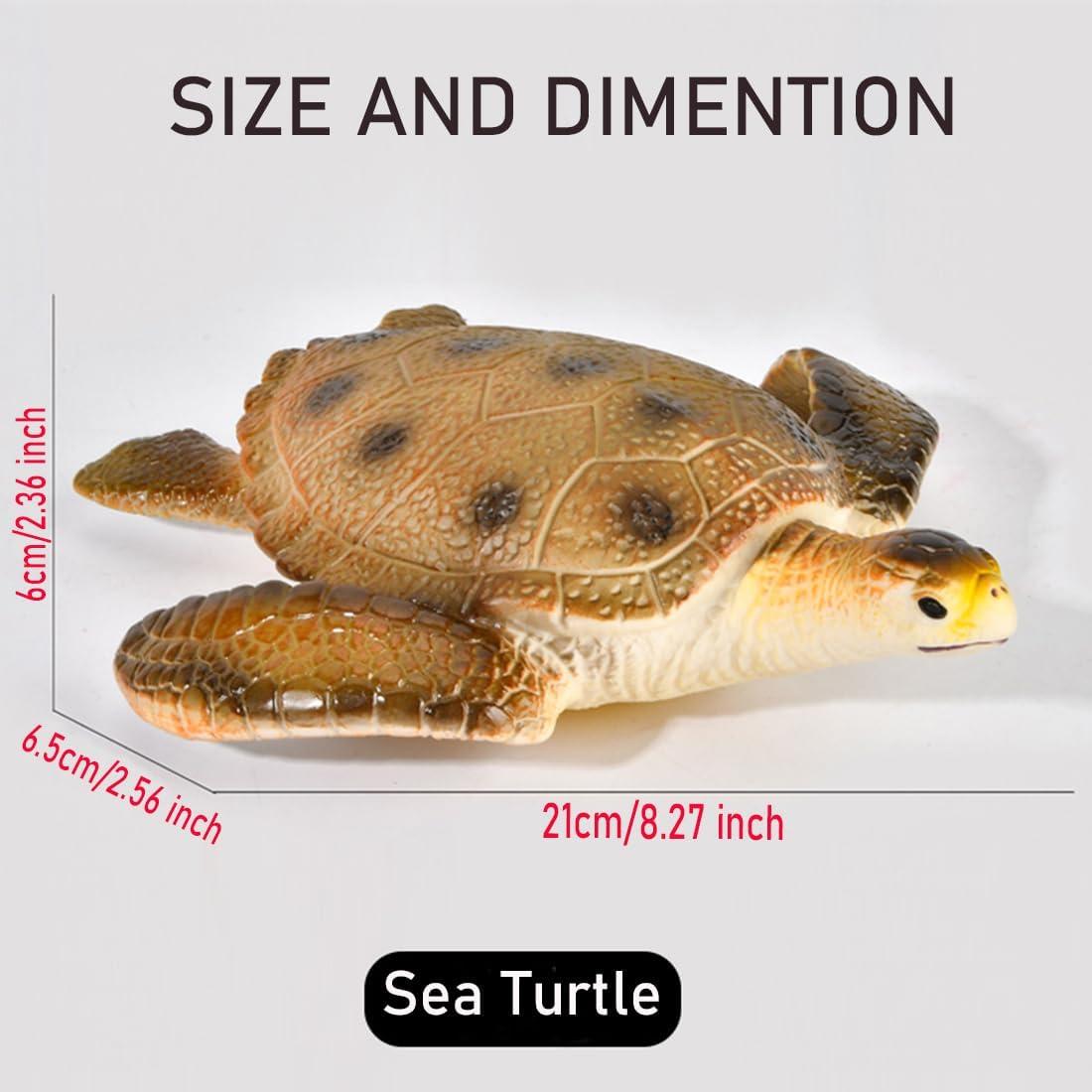 Juguete de Tortuga Marina LOVNBHELP 21 cm Goma Ecológica